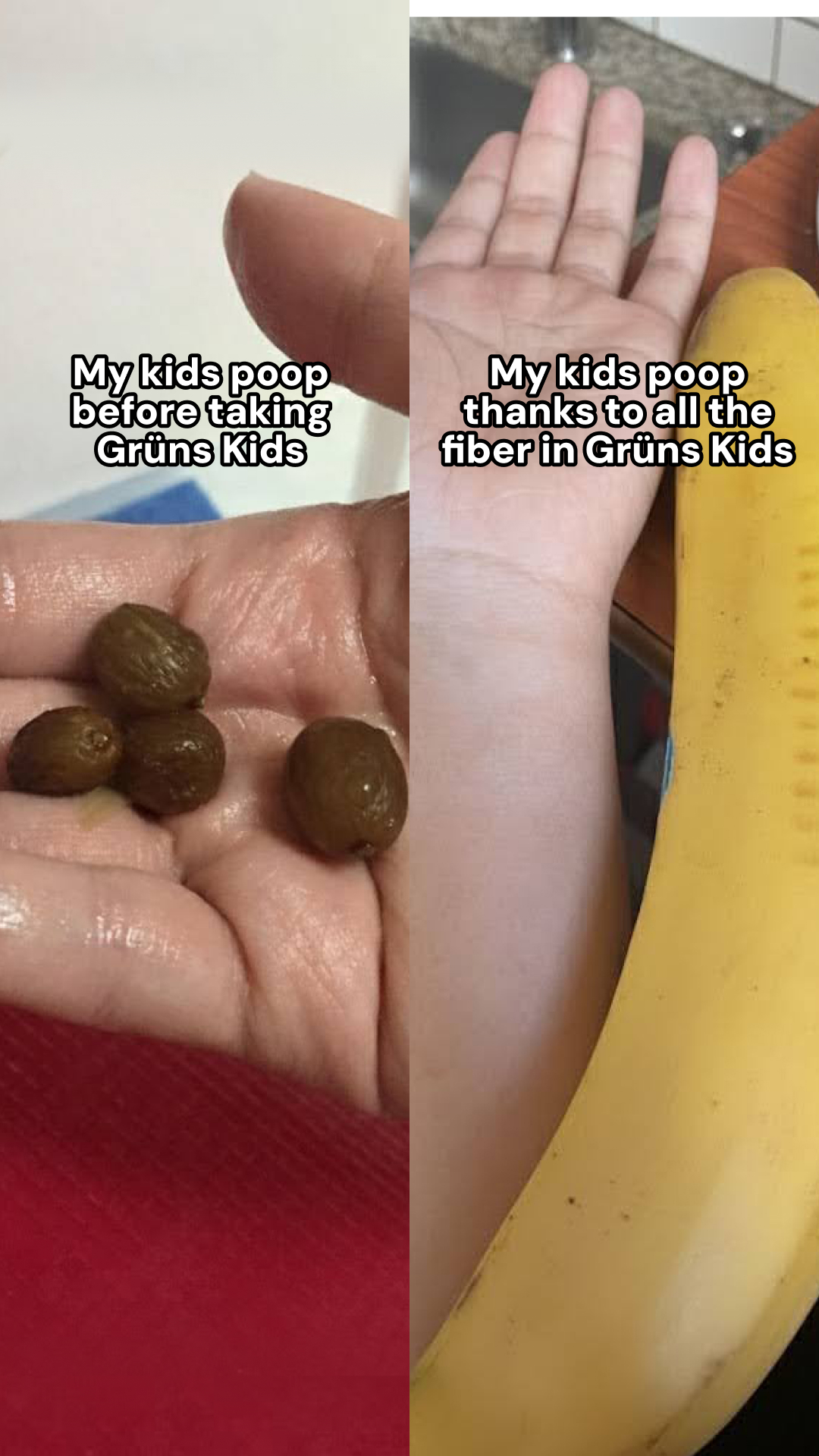 Grüns Kids Facebook ad