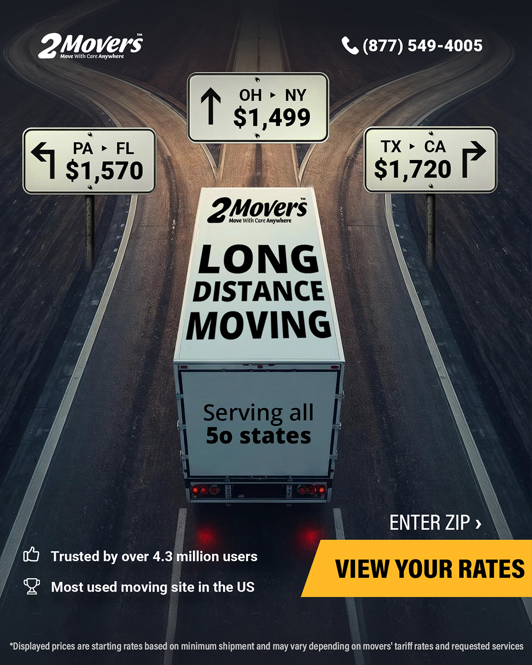 Two Movers Facebook ad
