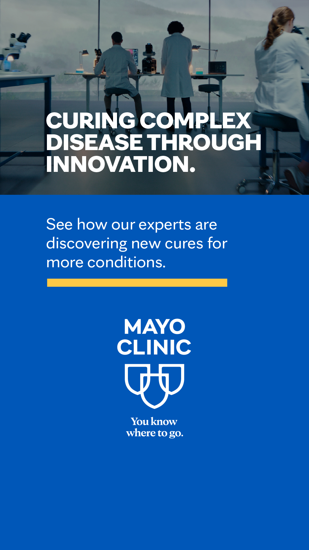 Mayo Clinic Facebook ad
