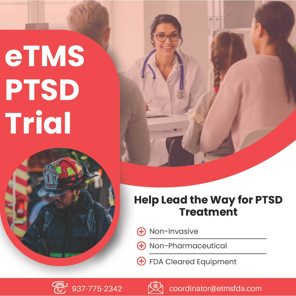 ETMS FDA Trial Facebook ad: Helping Veterans, Police, Firefighters and First Responders
