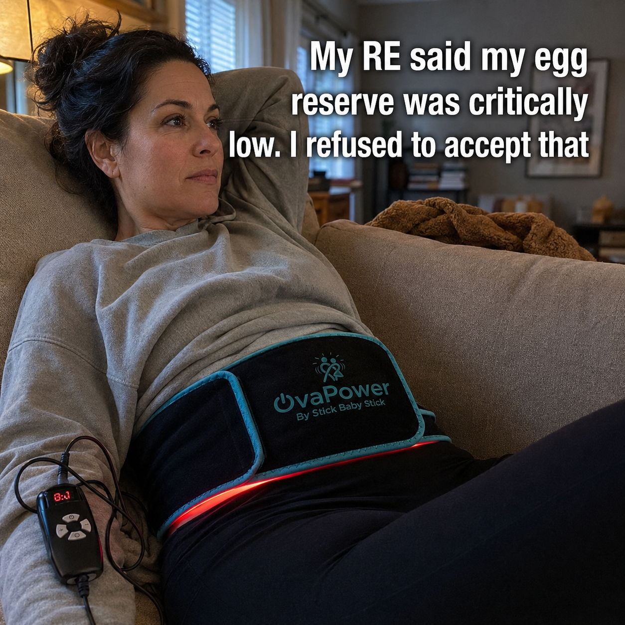 Stick Baby Stick Facebook ad: My RE Said Donor Eggs. I Did Something About It.