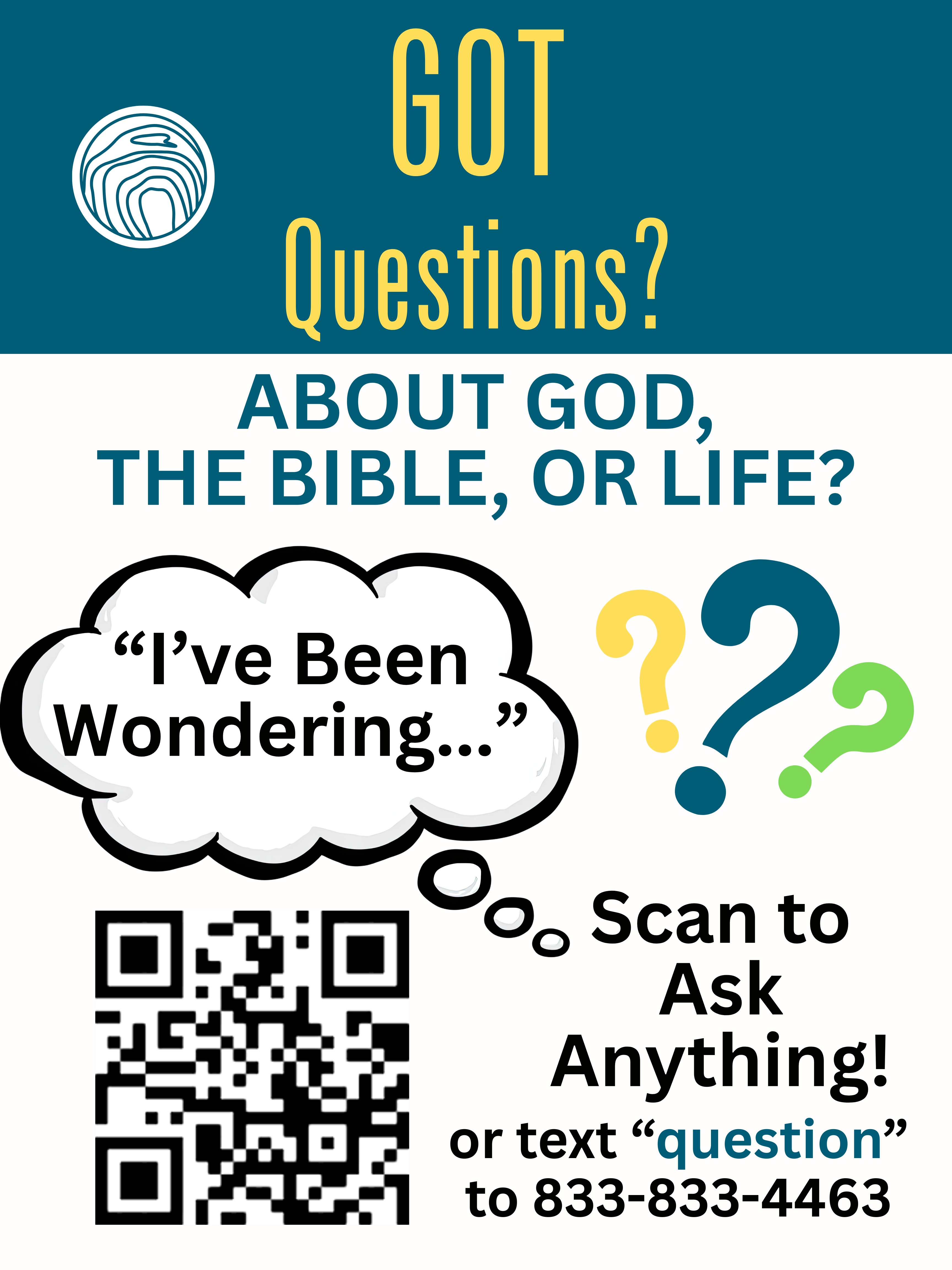 Rockbridge Community Church of The Nazarene Facebook ad: Ever find yourself asking the big questions?