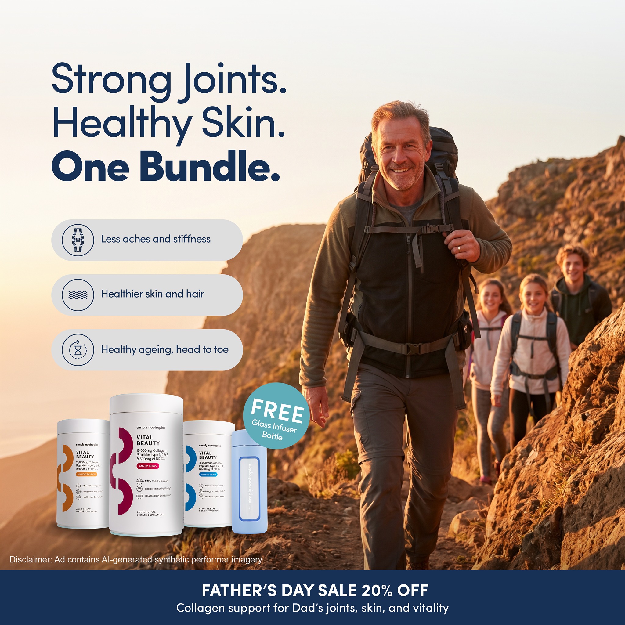 Simply Nootropics Facebook ad