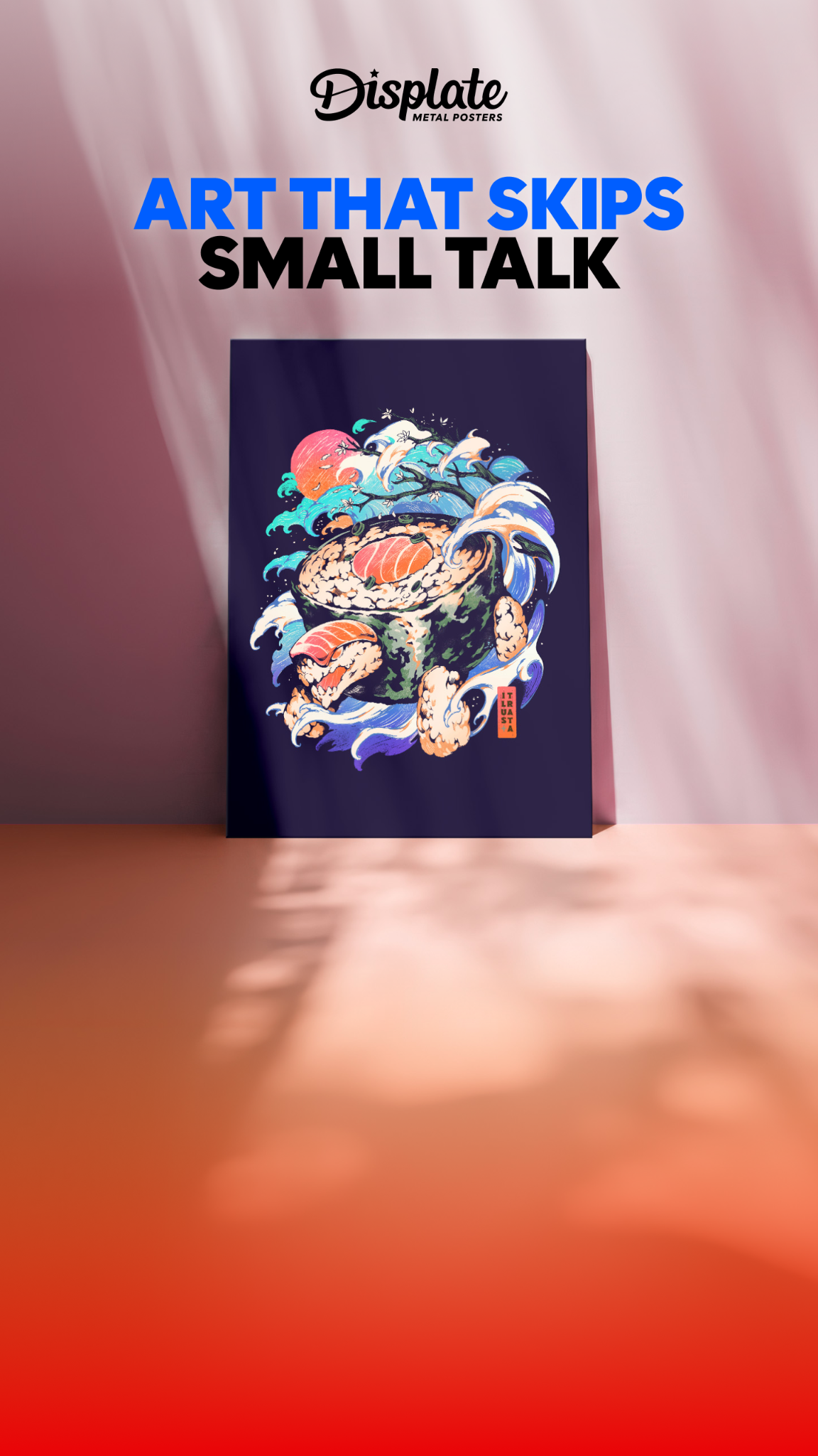 Displate Facebook ad