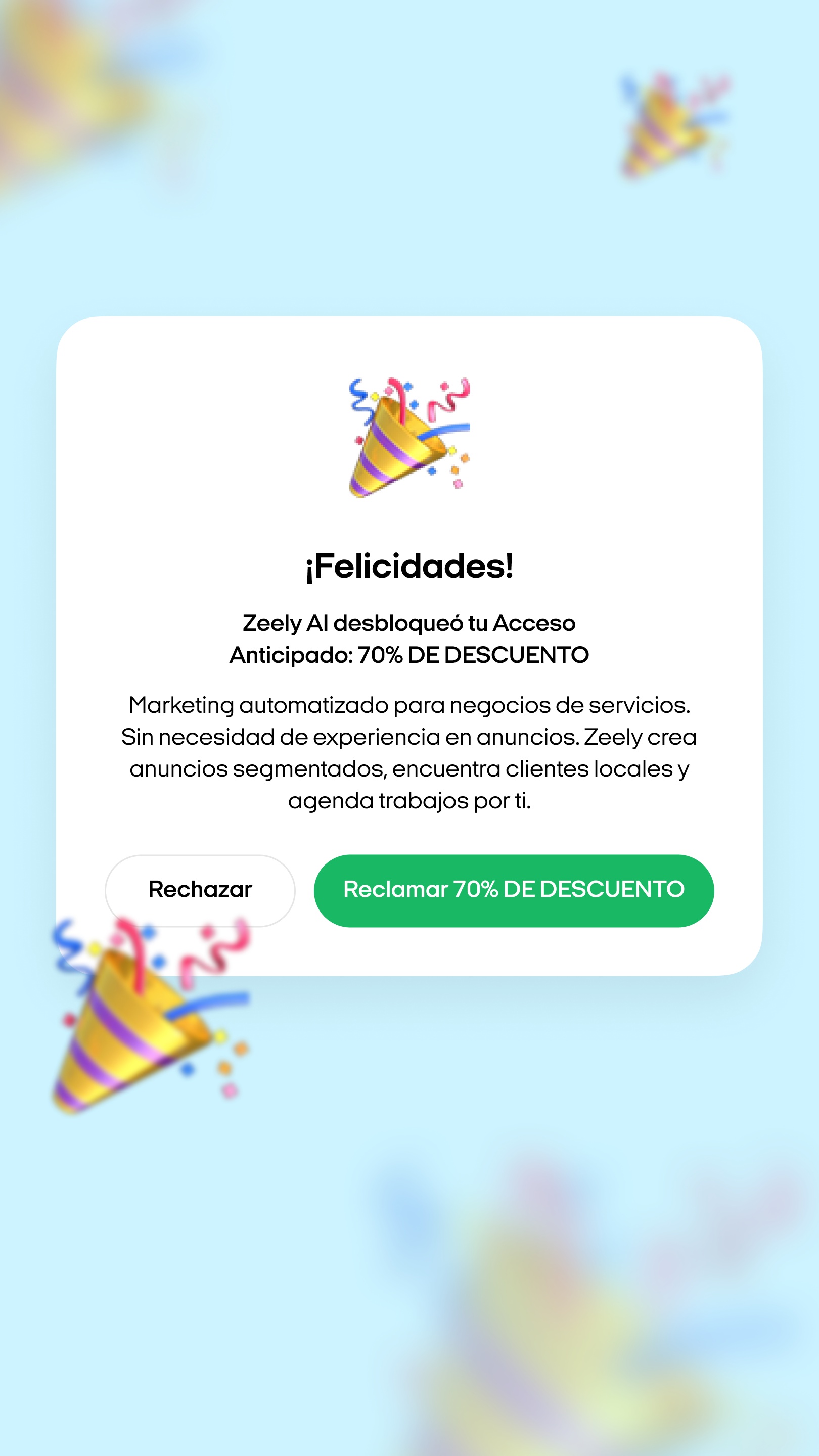 Zeely Facebook ad