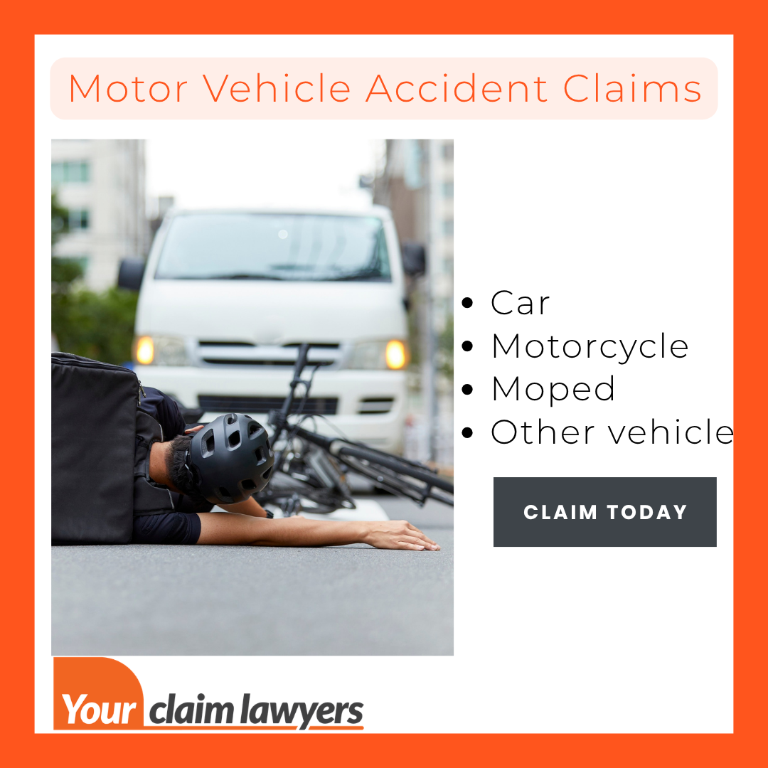 Your Claim Lawyers Facebook ad: Motor Vehicle and Motorcycle Claims