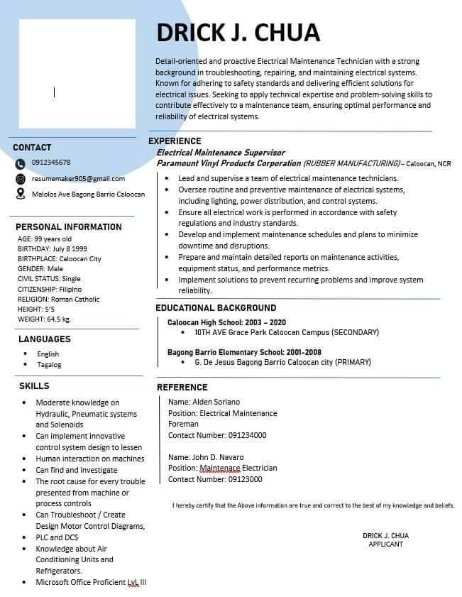 JRKS Resume Maker 2 Facebook ad