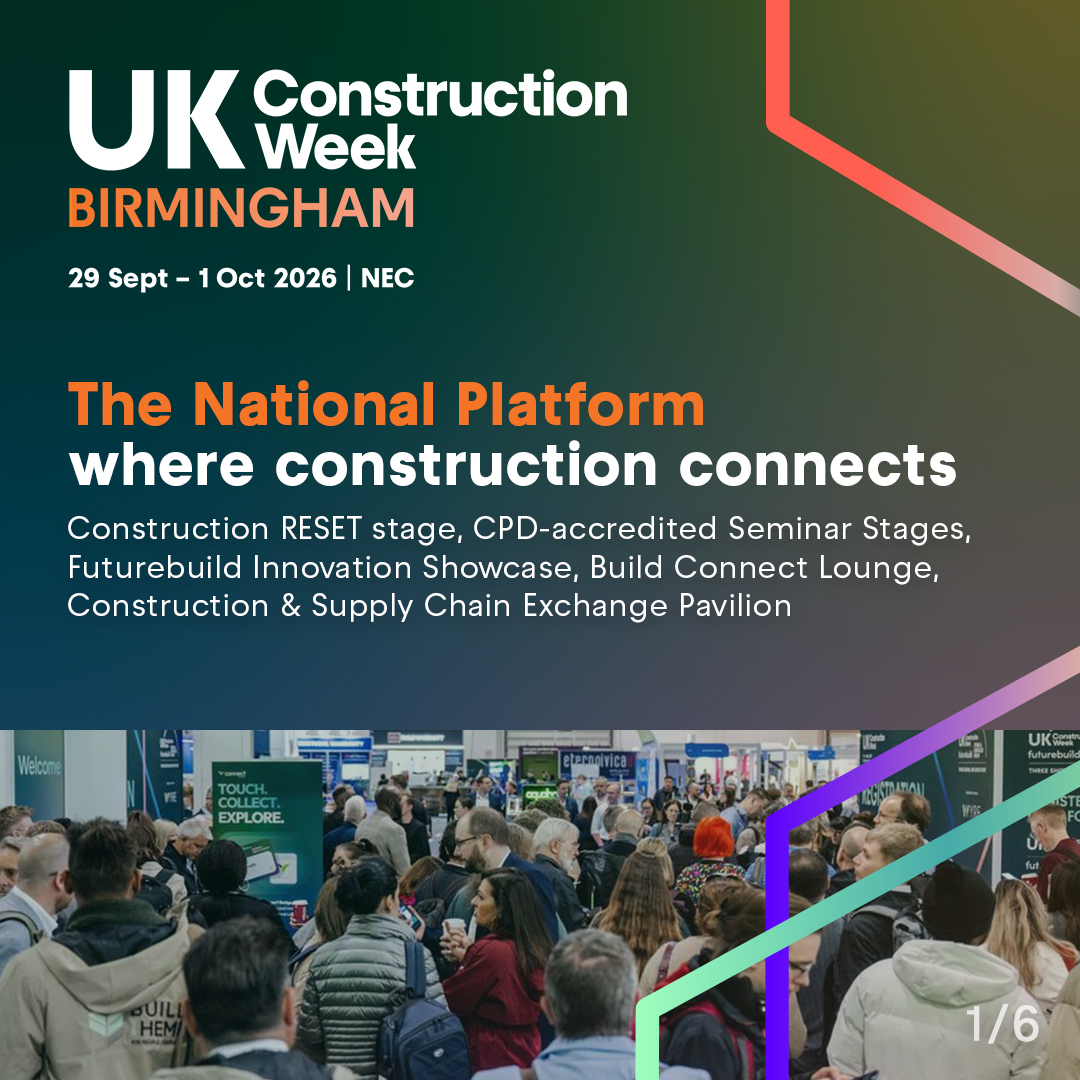 UK Construction Week Facebook ad: The construction industry comes together at UK Construction…