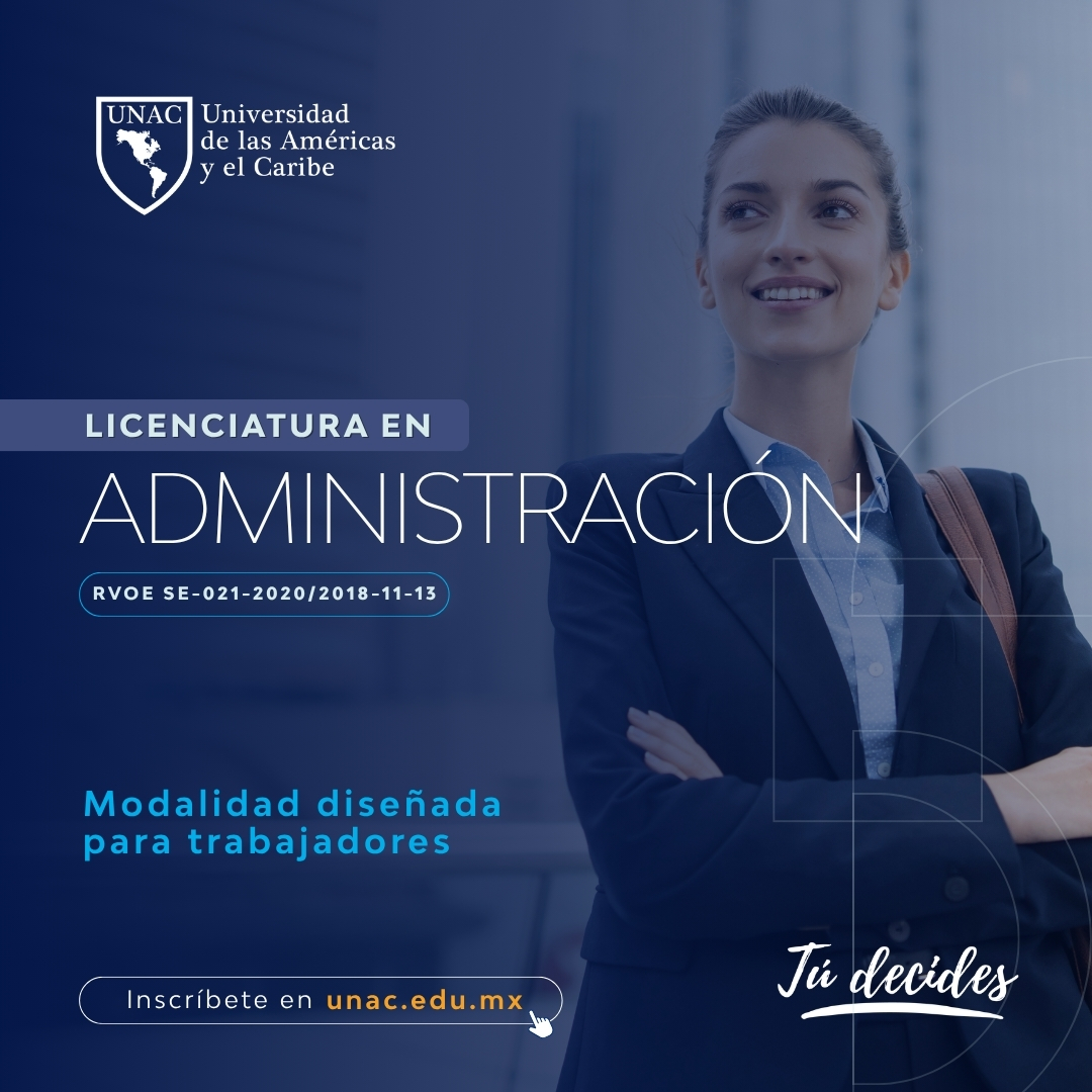 Universidad de las Américas y el Caribe Facebook ad: Estudia tu licenciatura sin dejar de trabajar