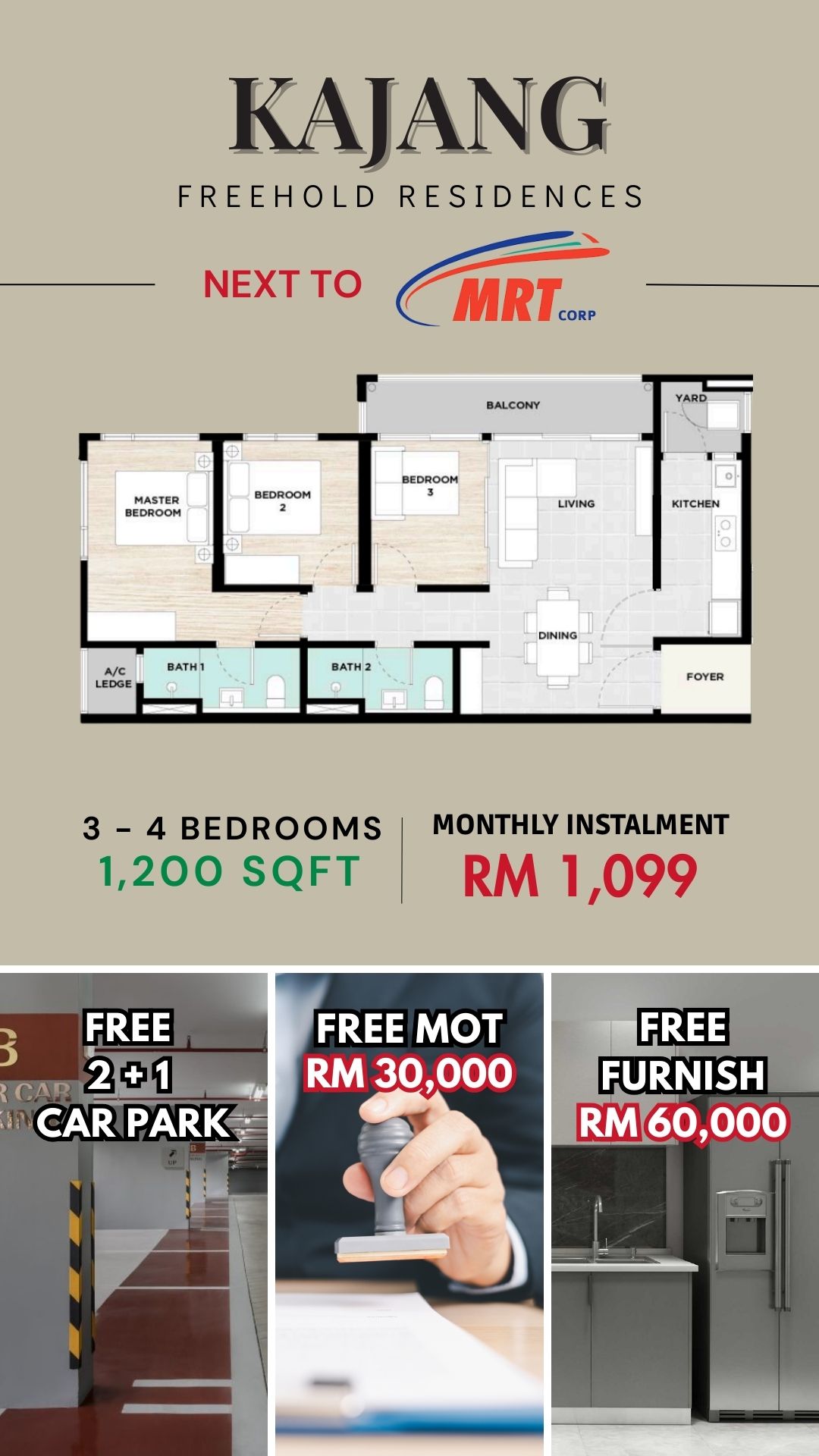 Finest Living Selangor Facebook ad