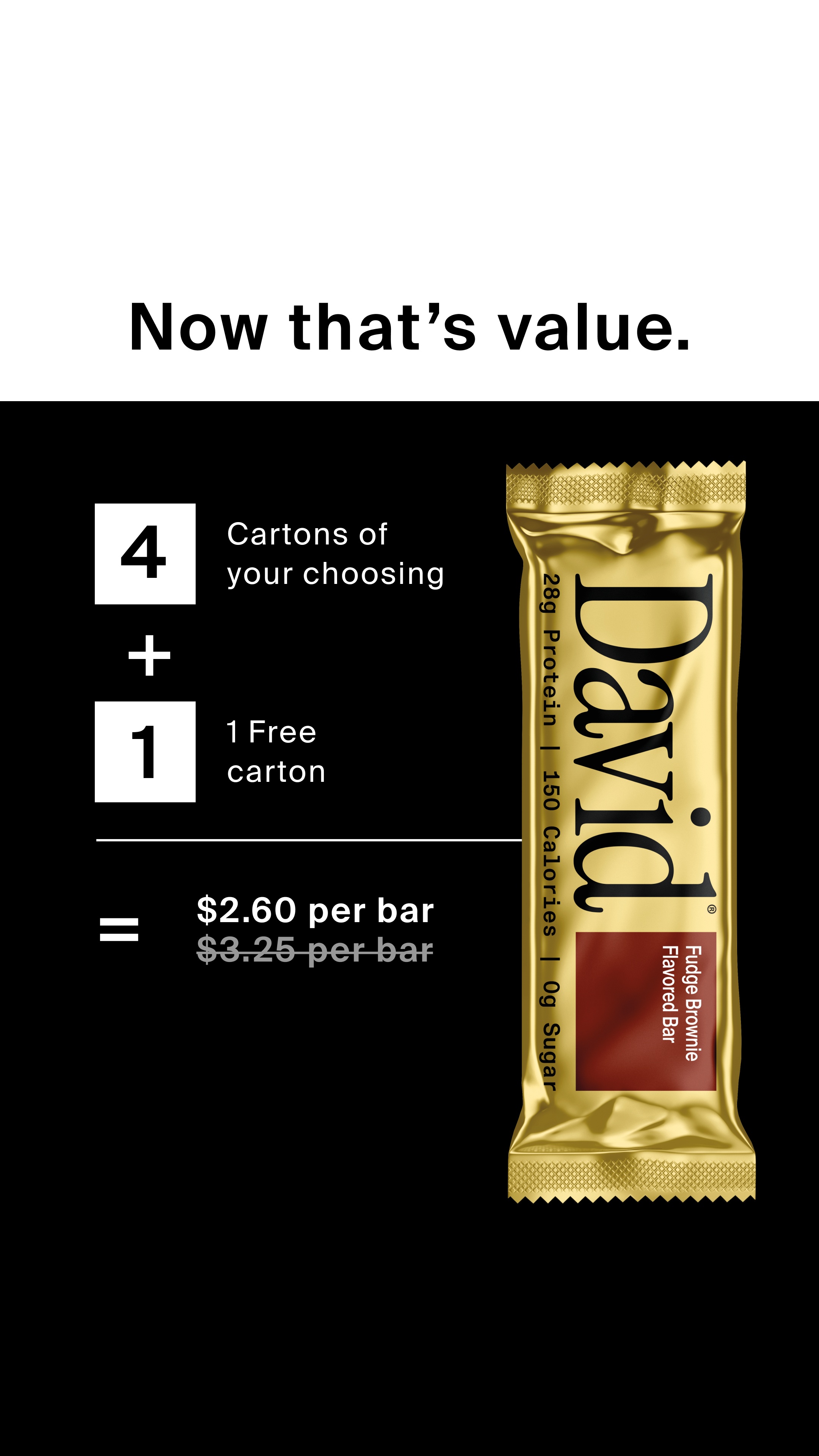 David Protein Facebook ad