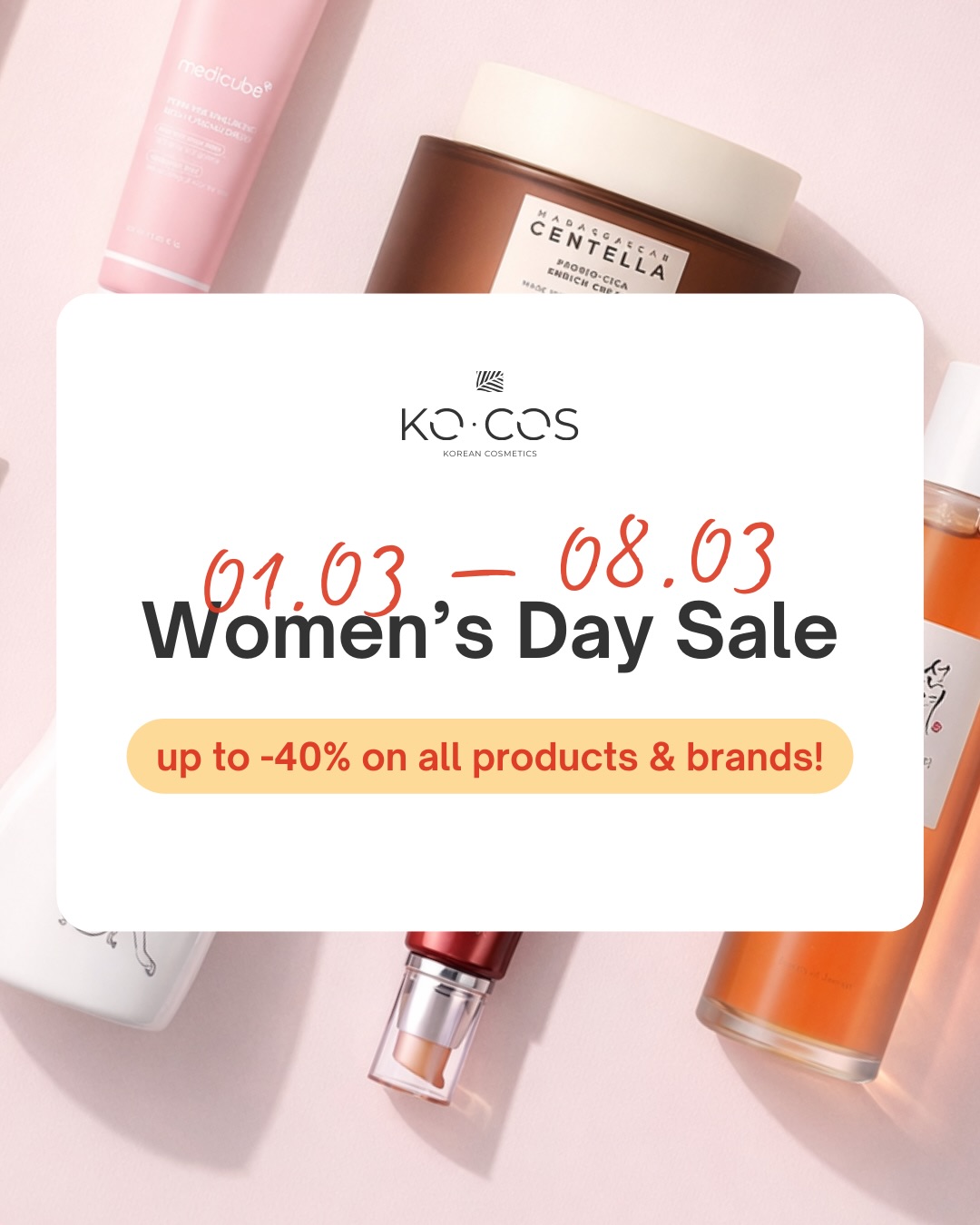 KoCos Korean Cosmetics • კორეული კოსმეტიკა Facebook ad