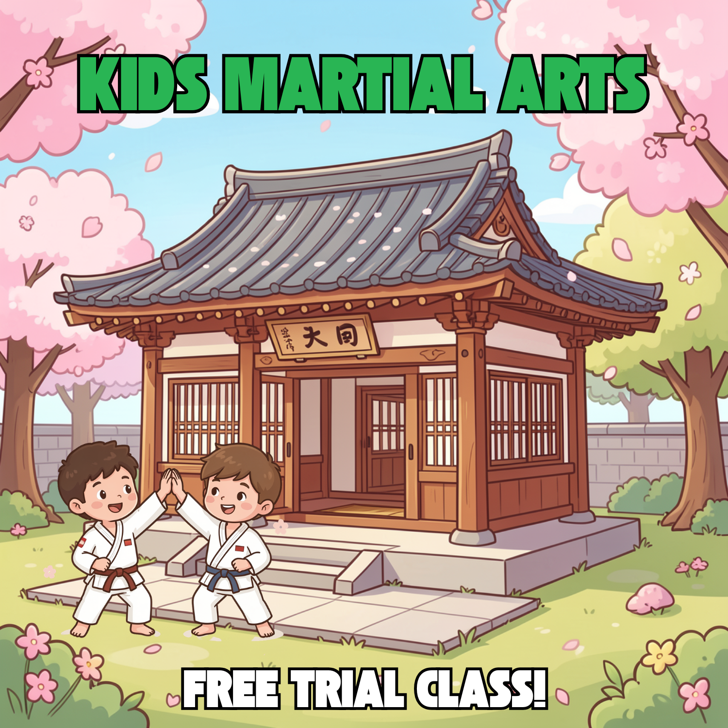 Bushi Ban Seabrook Facebook ad: Claim Your Free Trial Class Today + $100 Off