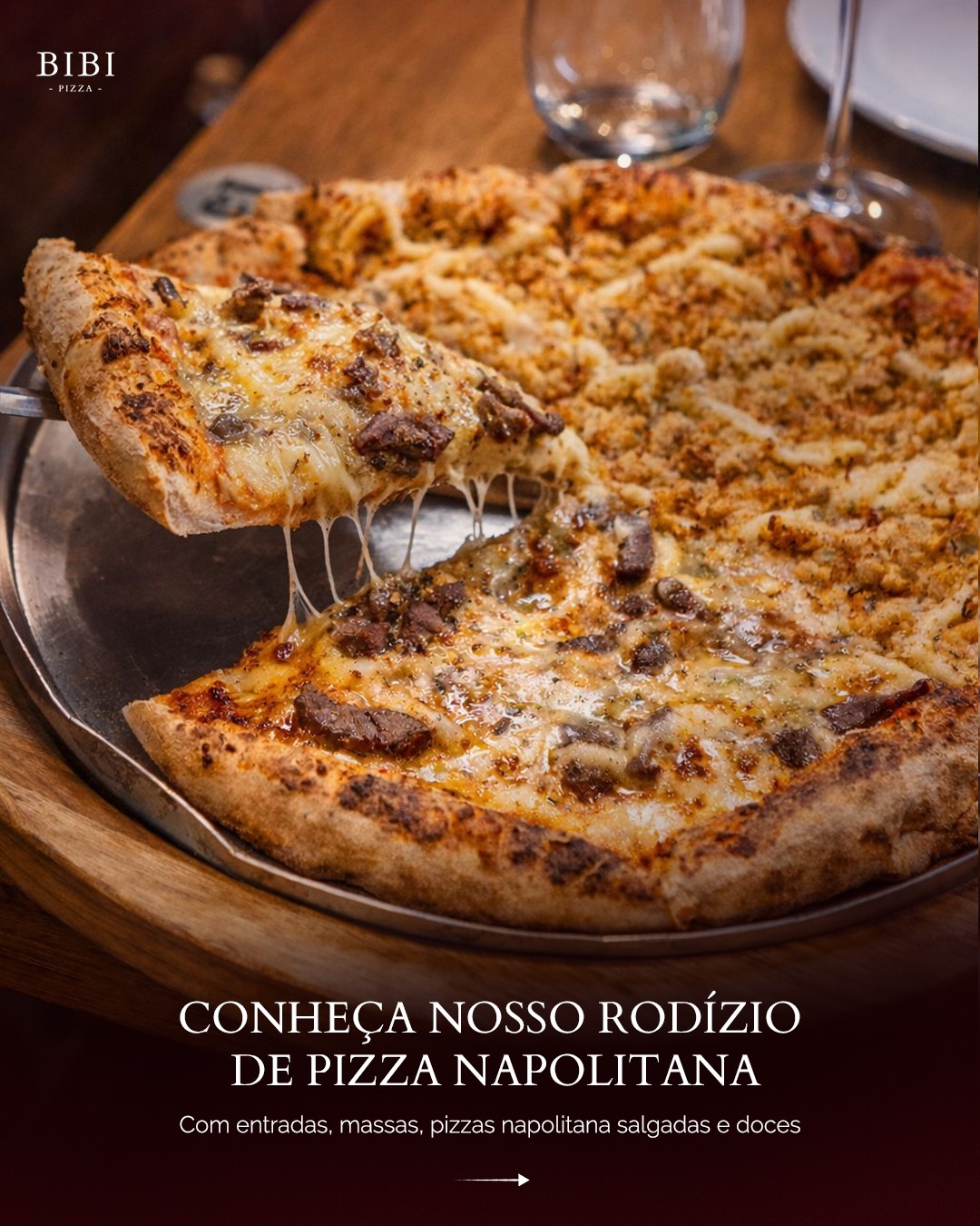 Bibi Pizza Facebook ad: A partir das 18h, todos os dias, a…