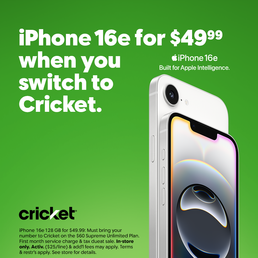 Cricket Wireless Facebook ad