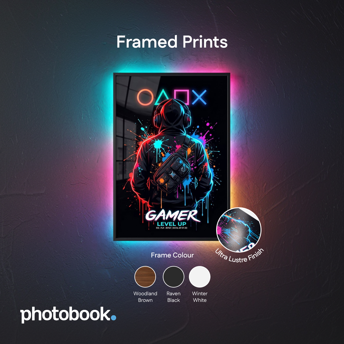 Photobook Asia Facebook ad: The Ultimate Gaming Wall