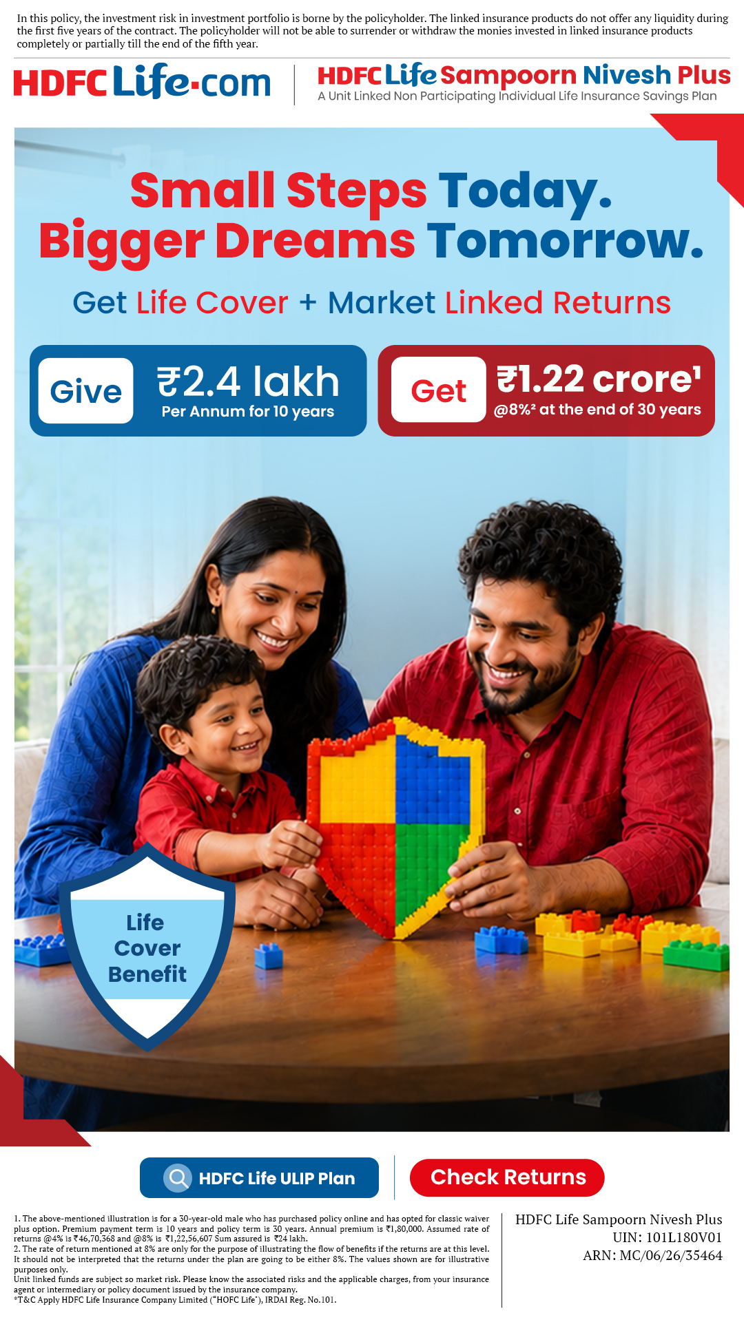 HDFC Life Facebook ad