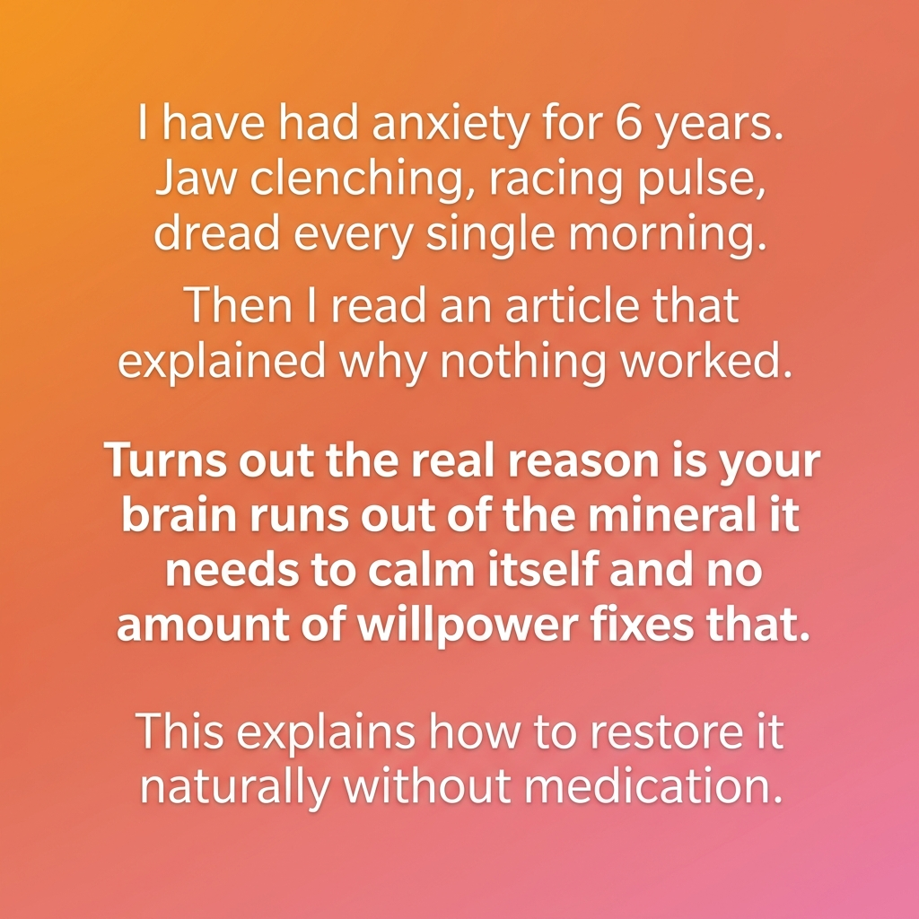 Astrid Svea Facebook ad: Neurologist Goes Rogue: This 1 Amino Acid Calms Anxiety in…