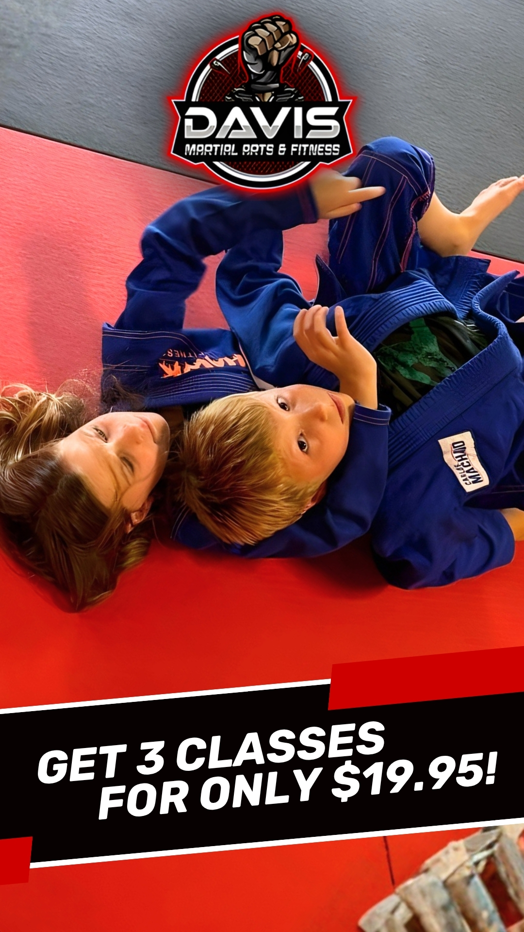 Davis Martial Arts & Fitness Facebook ad