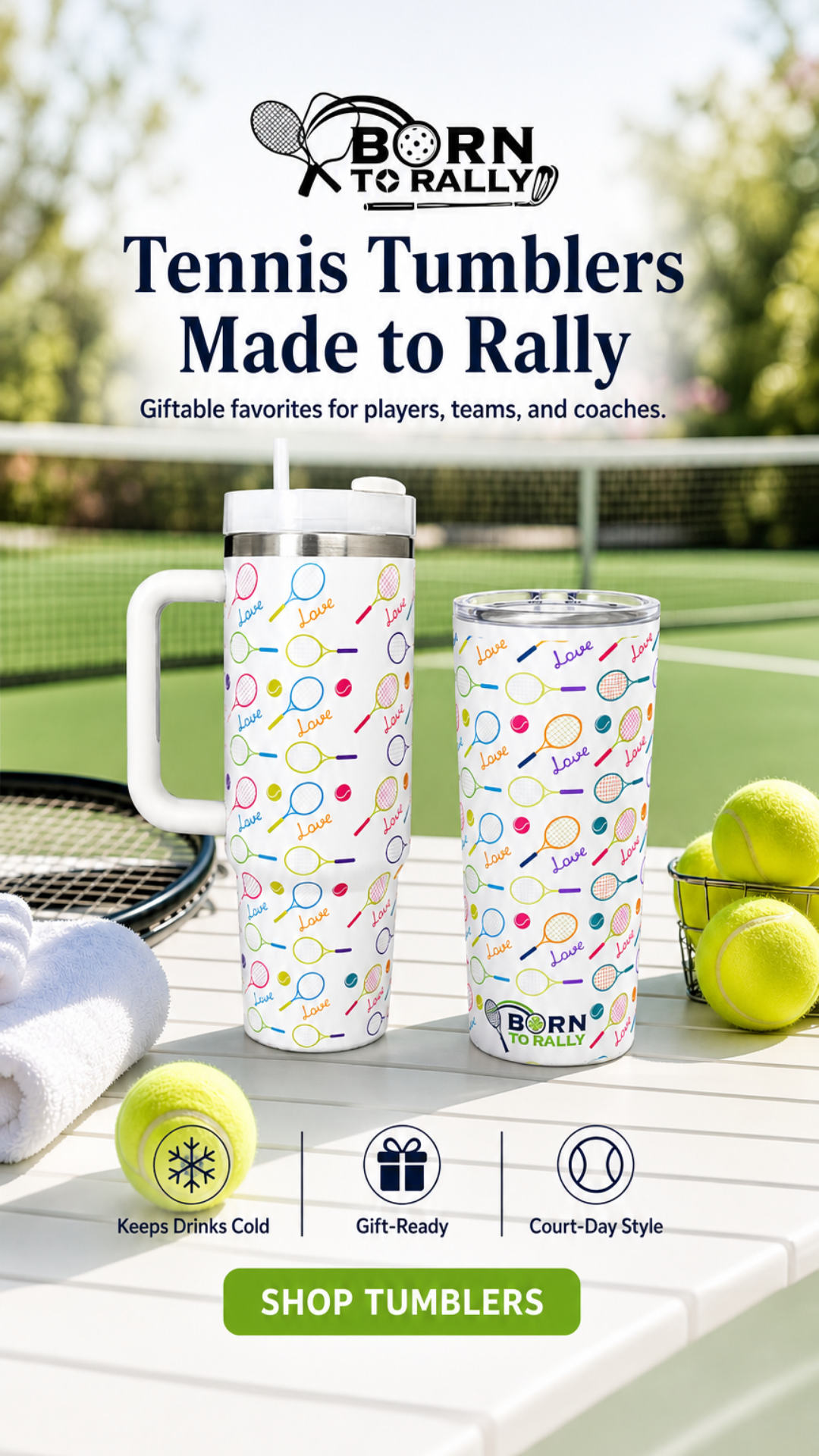 Born To Rally Facebook ad