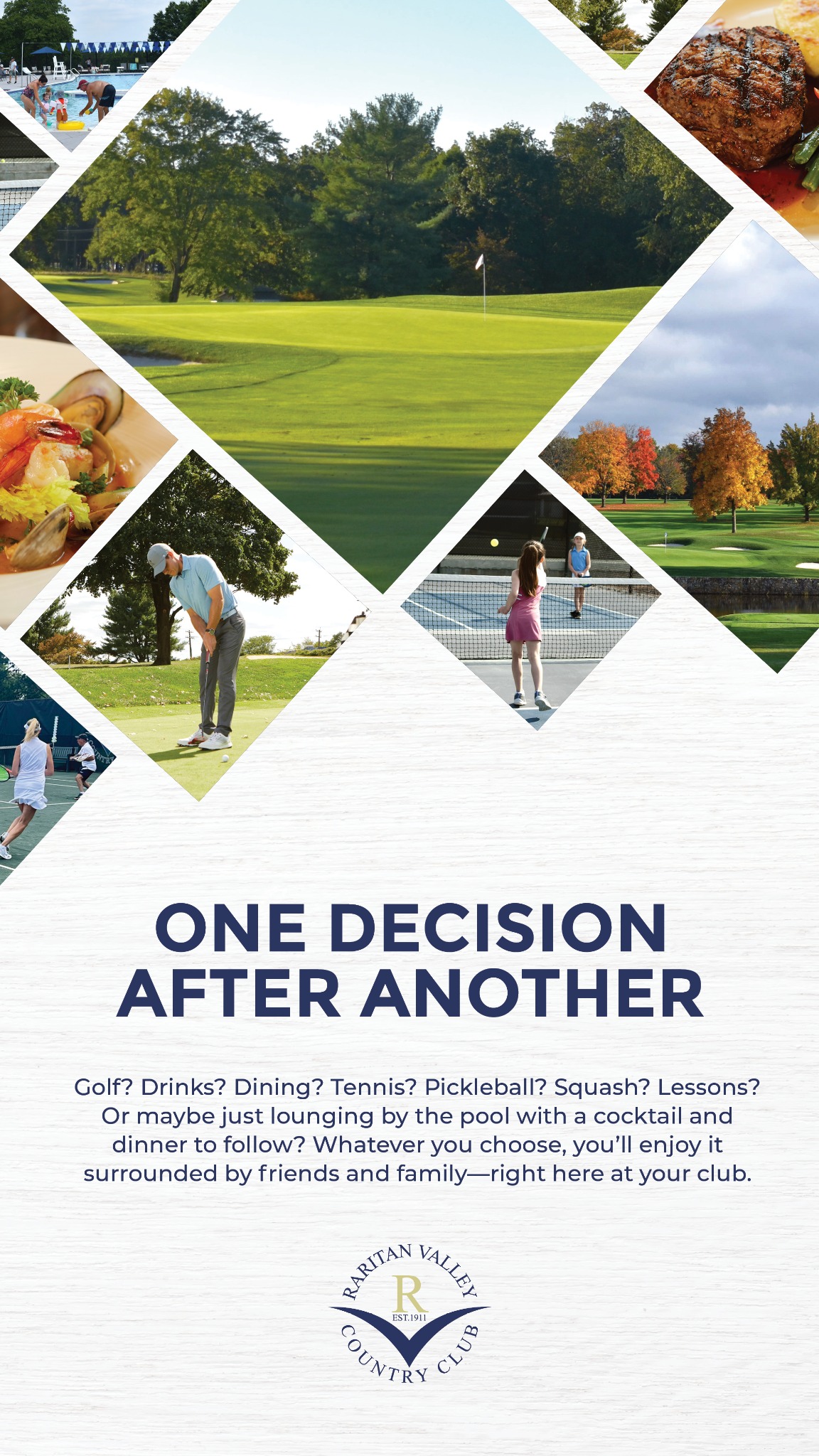 Raritan Valley Country Club Facebook ad from Feb 18, 2026