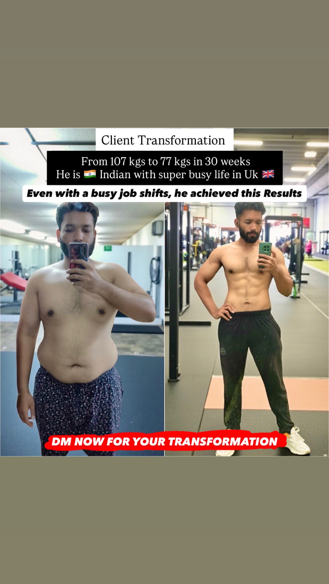 Dhruv fitness - Online Coach Facebook ad