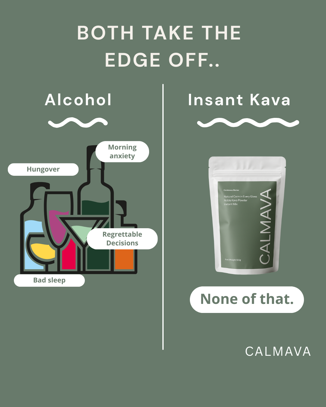 Calmava Facebook ad