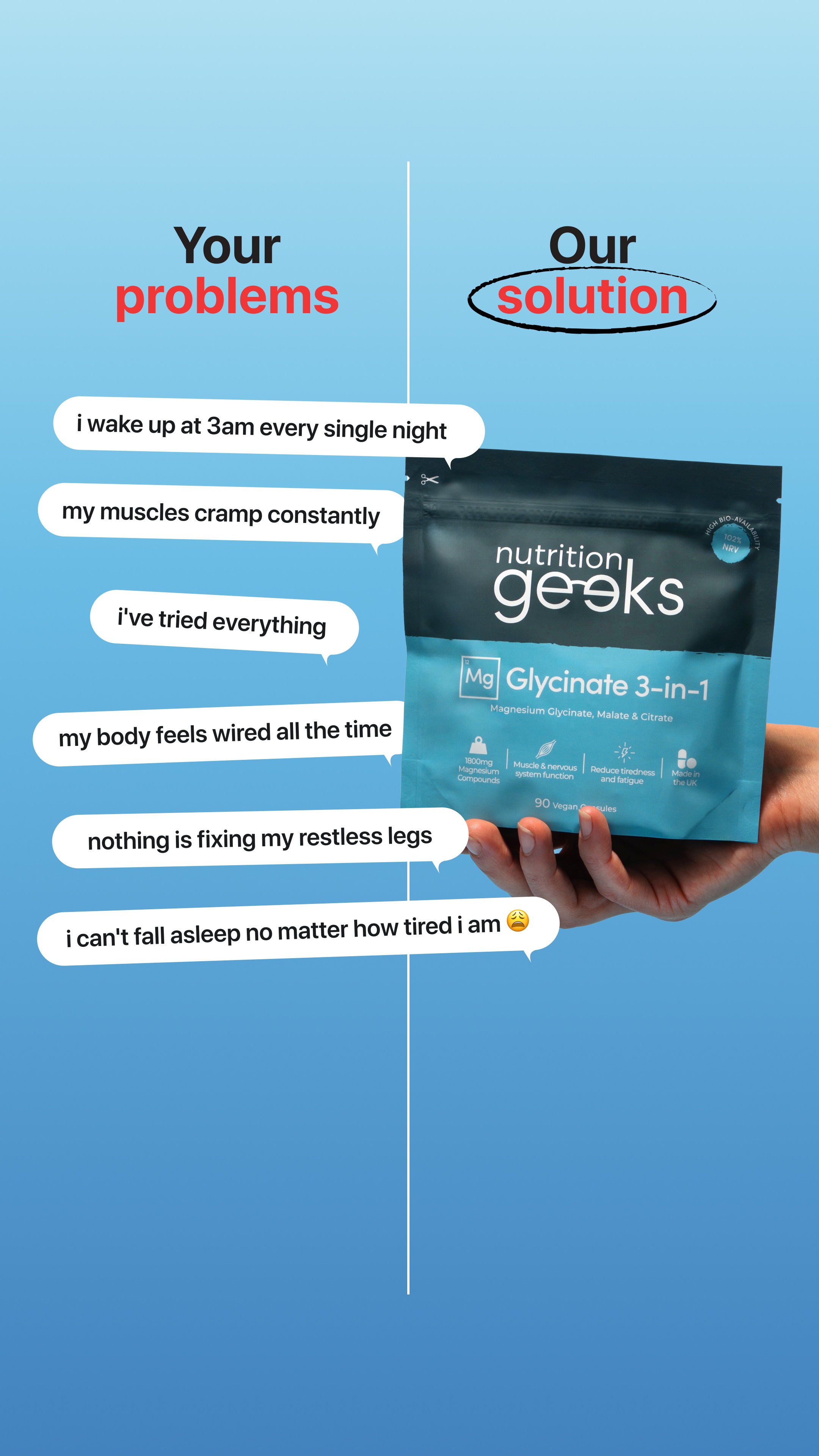 Nutrition Geeks Facebook ad