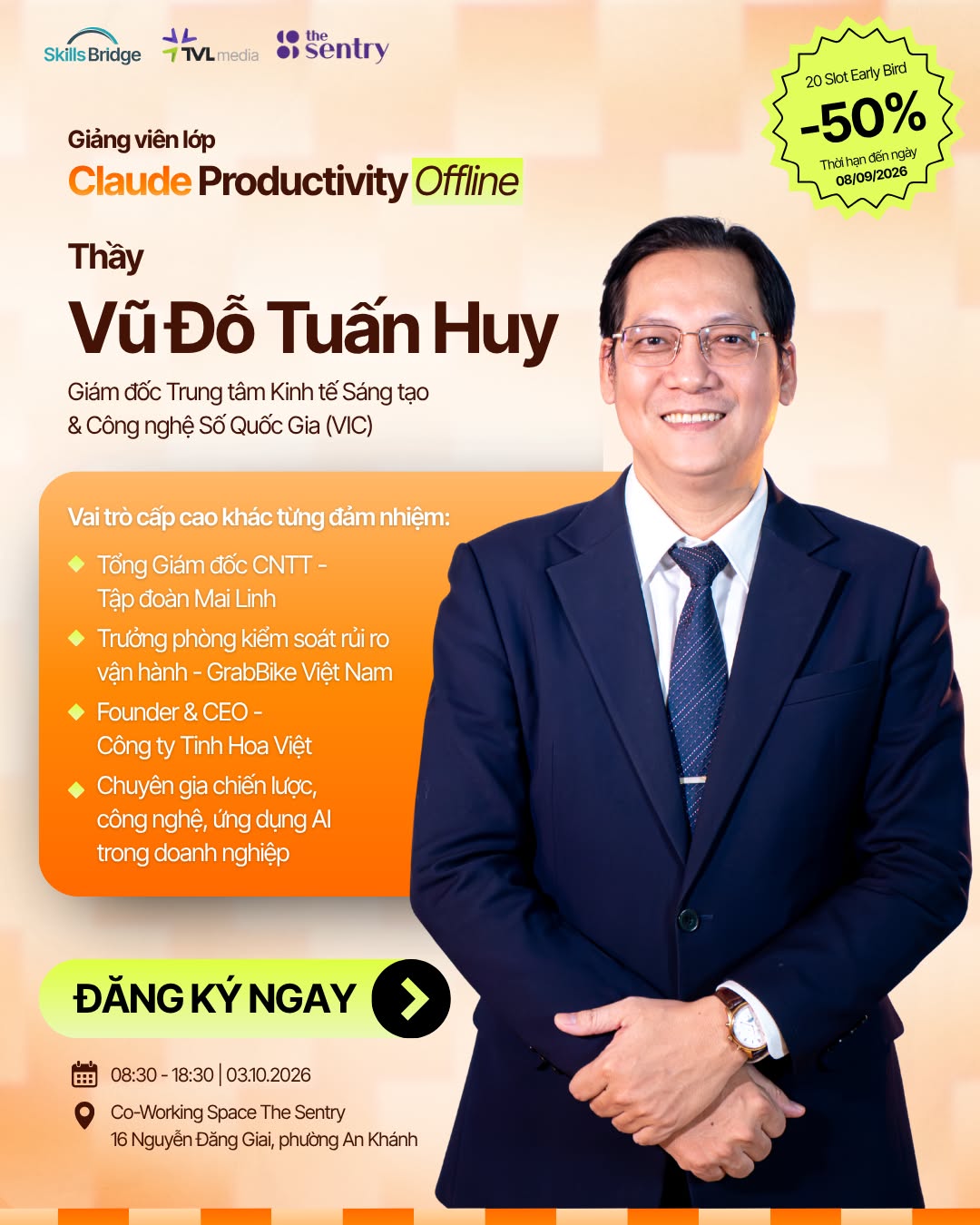 Linh Thai / Thái Vân Linh Facebook ad: Kết nối công nghệ với vận hành và quản trị