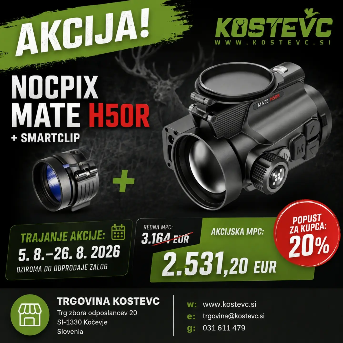 Trgovina Kostevc Facebook ad: Ribiška Trgovina - Lovska Trgovina - Najboljše Cene…