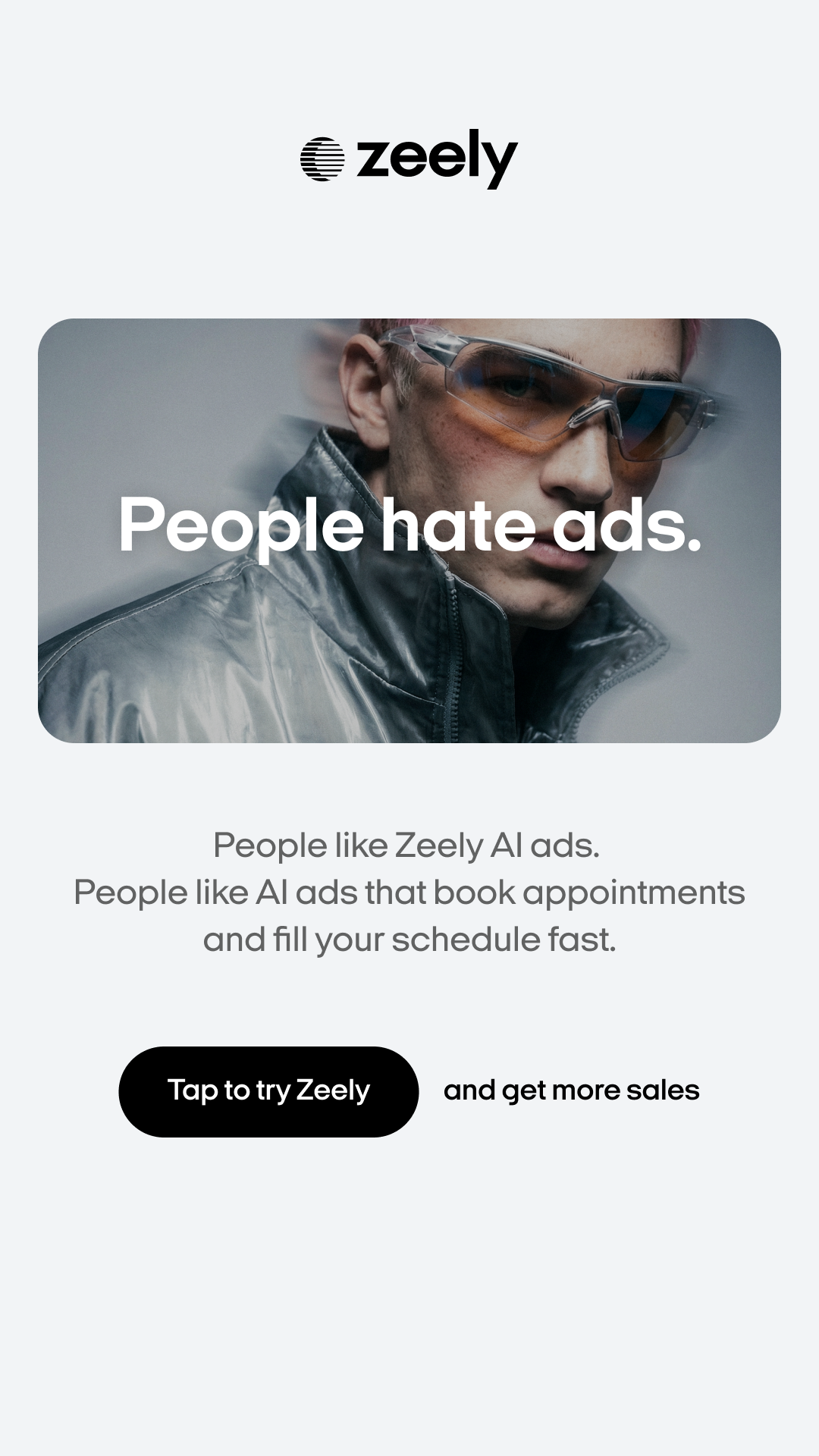 Zeely Facebook ad