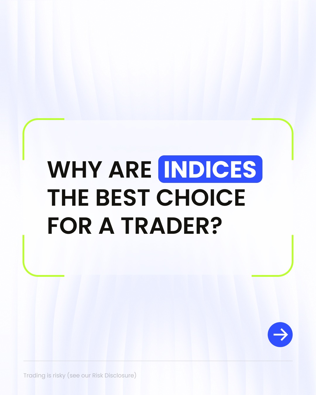 JustMarkets Africa Facebook ad: Indices are not just another trading instrument.