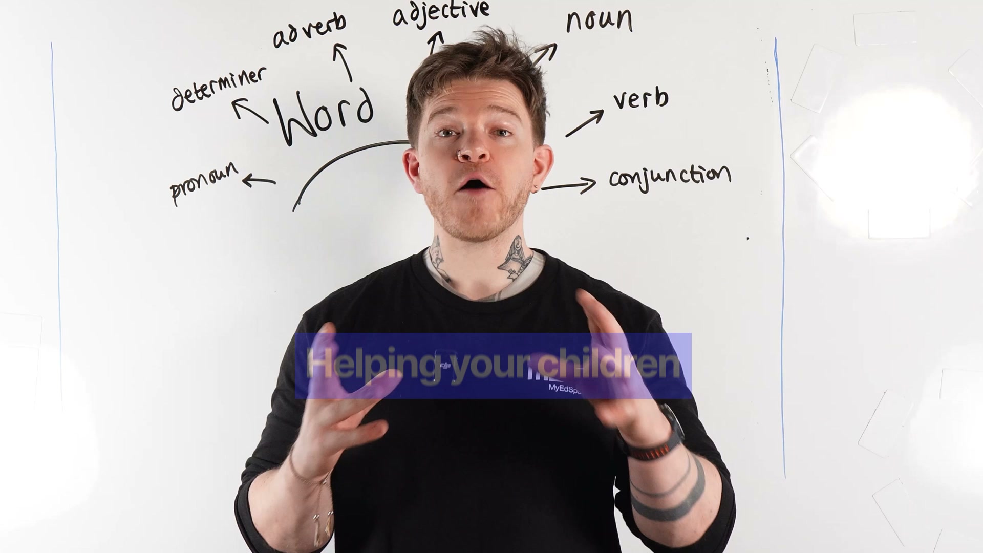 MyEdSpace Facebook ad: Live Lessons. Real Progress. Real English