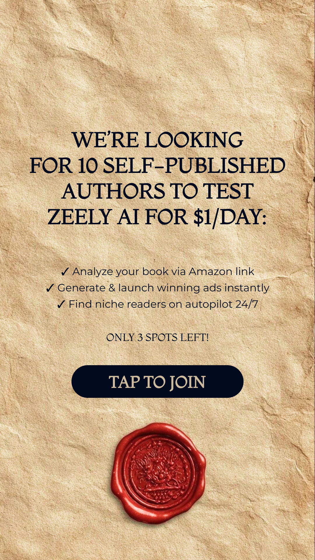 Zeely Facebook ad