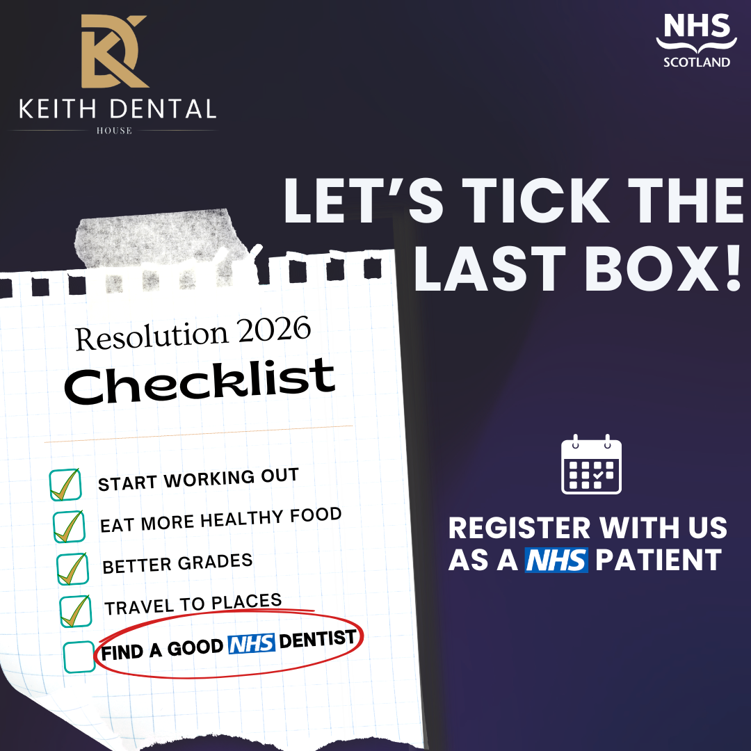 Keith Dental House Facebook ad: Accepting New NHS Patients in Keith
