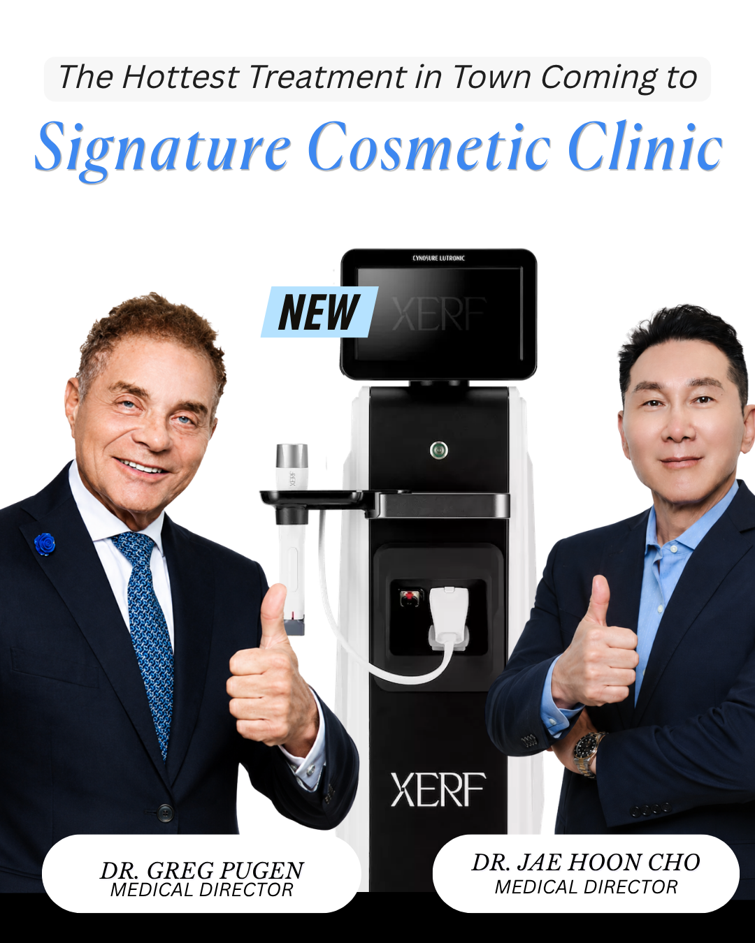 Signature Cosmetic Clinic Facebook ad: NEW XERF Has Arrived at Signature Cosmetic Clinic