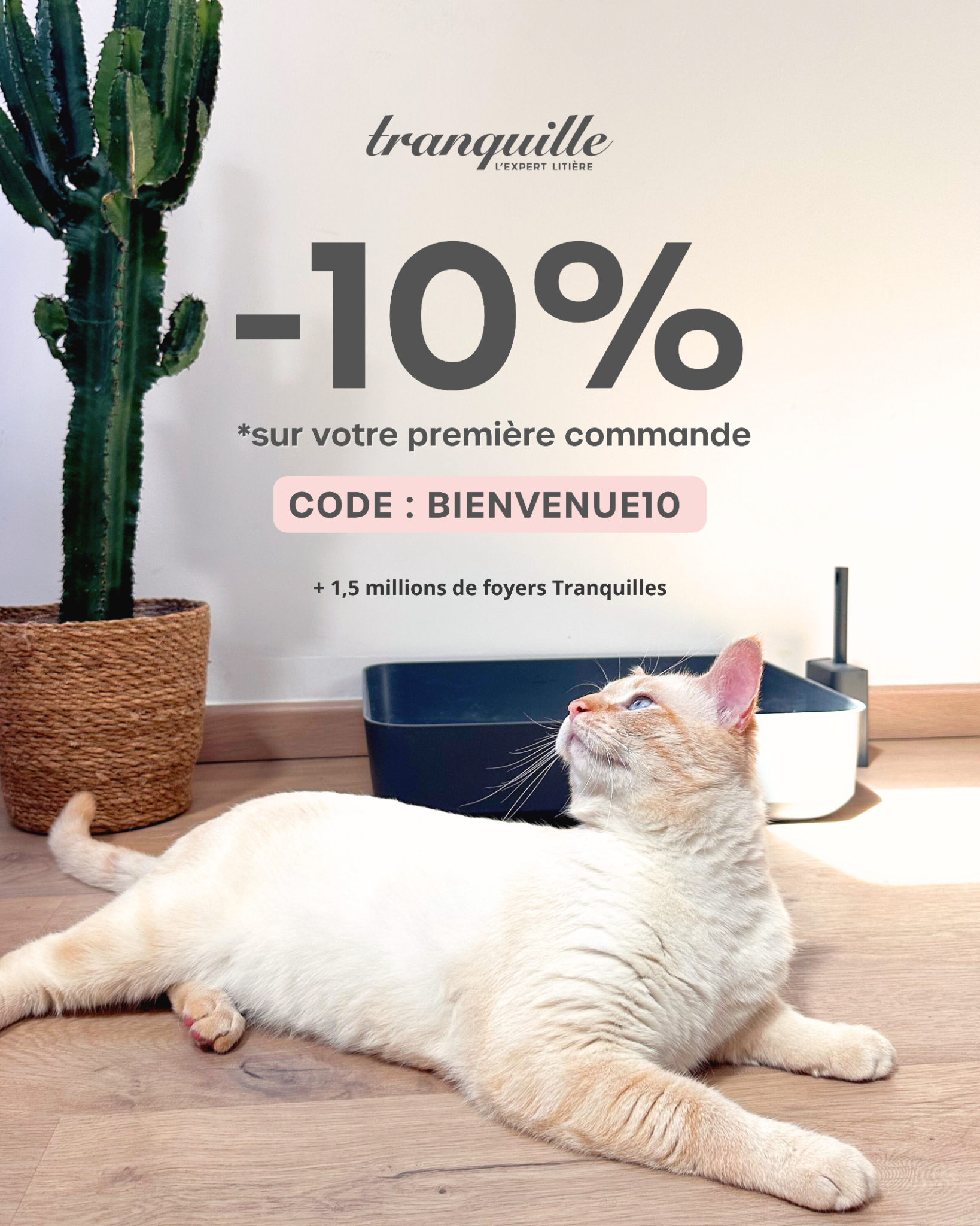 Litière Tranquille Facebook ad: Choisir Litière Tranquille, c'est faire le choix d'une…