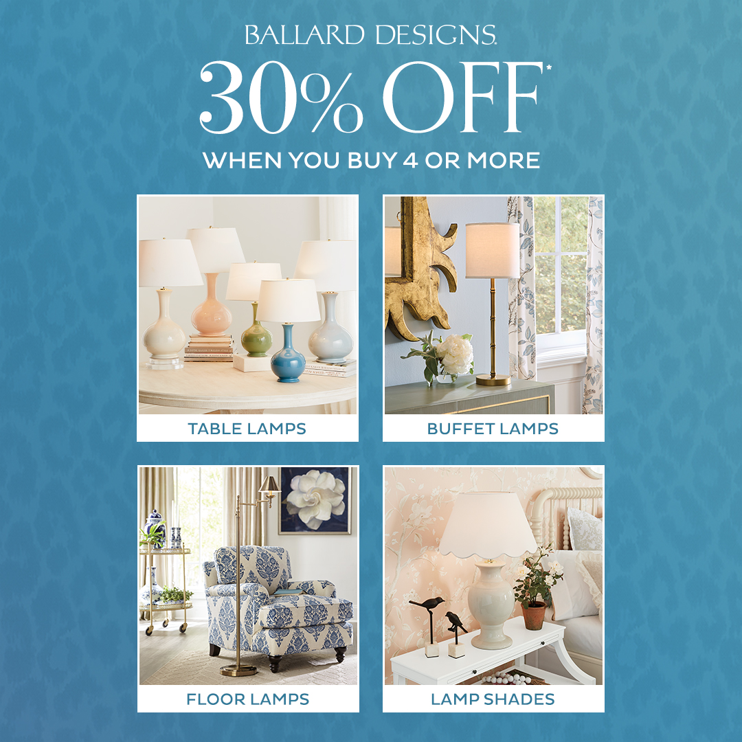 Ballard Designs Facebook ad: Add more Pay less