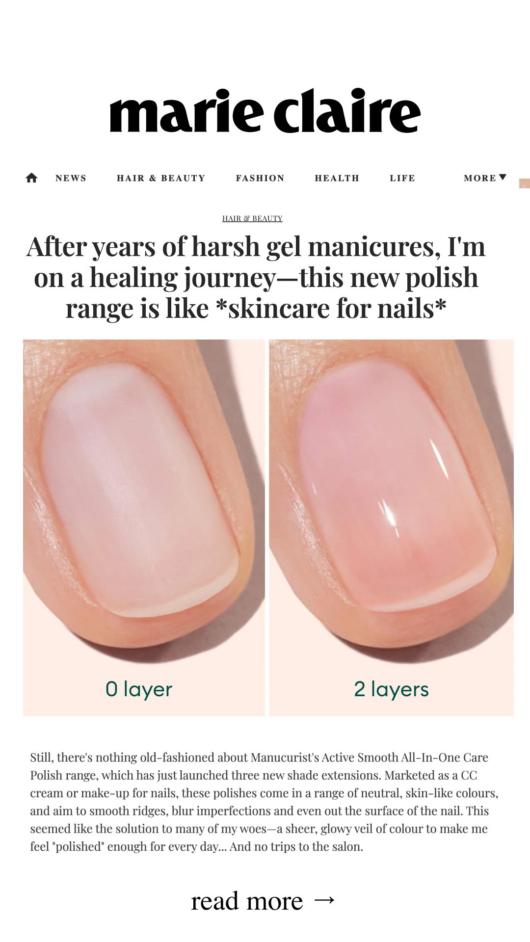 Manucurist Facebook ad