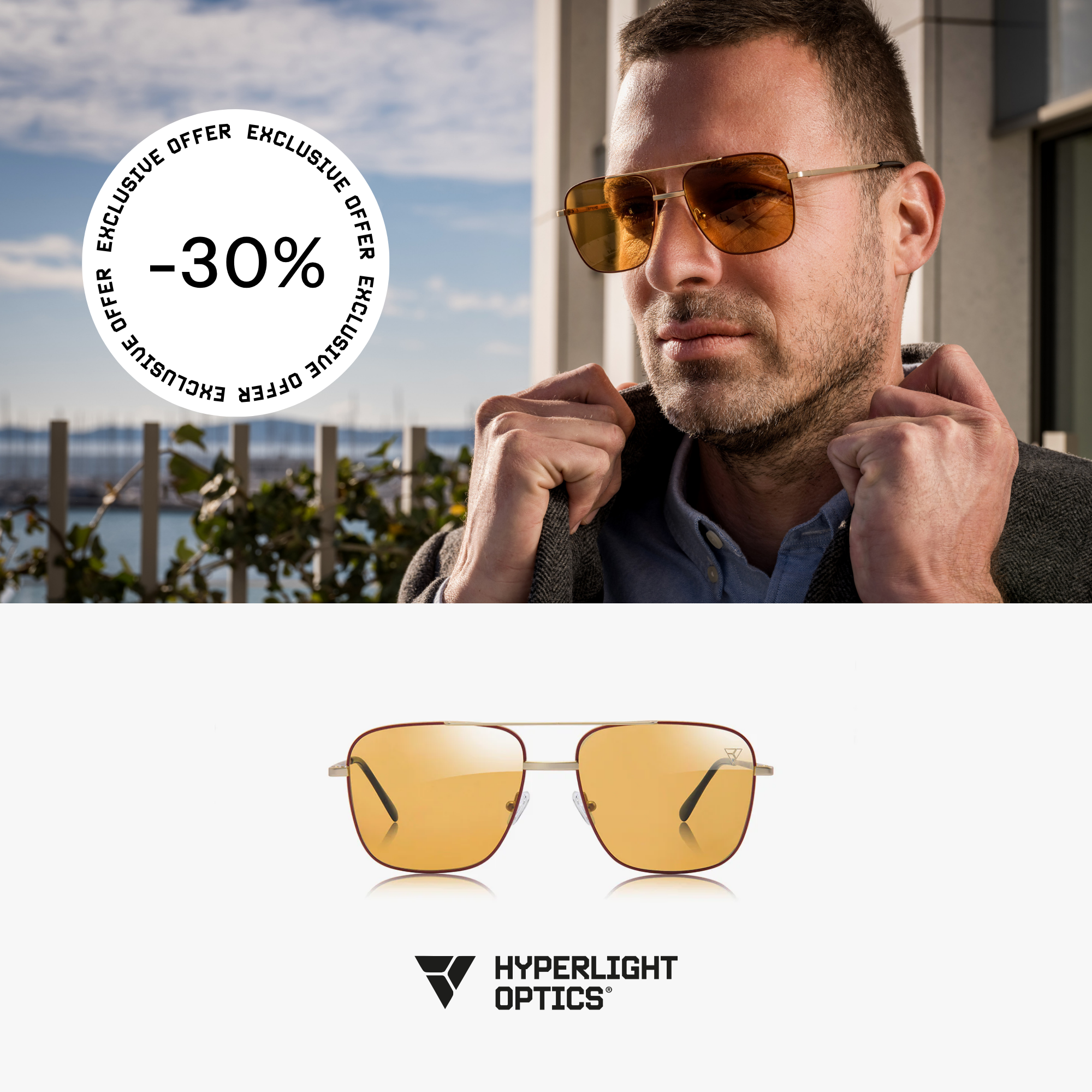 Hyperlight Optics Facebook ad: When visual comfort meets outdoor performance, everybody…