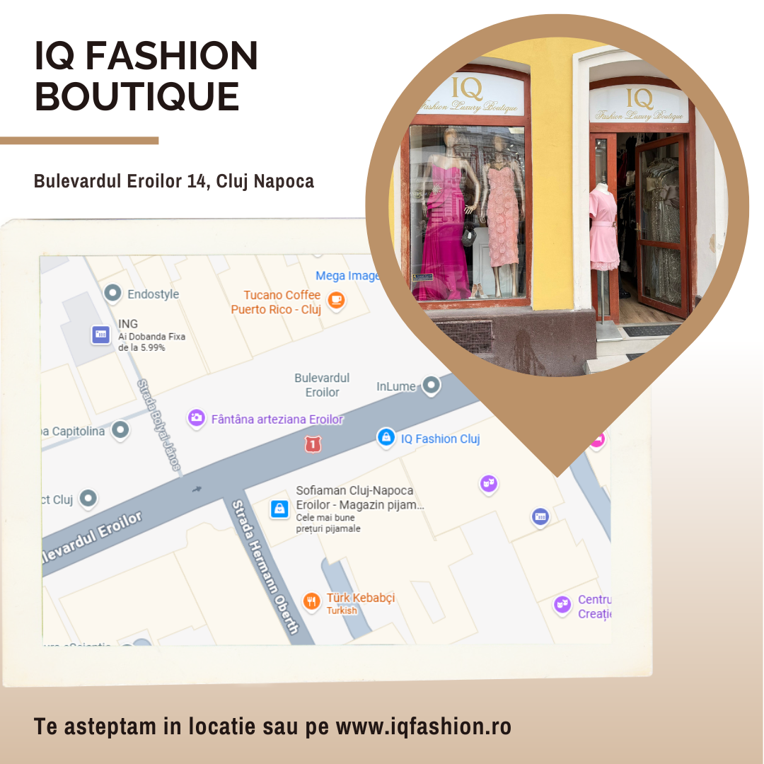 IQ Fashion Cluj-Napoca Facebook ad from Jul 22, 2026