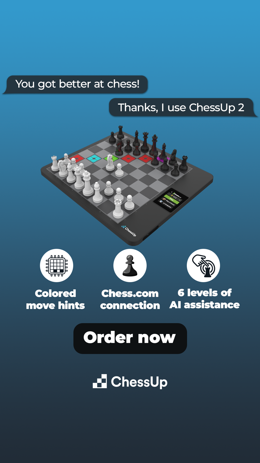 ChessUp Facebook ad