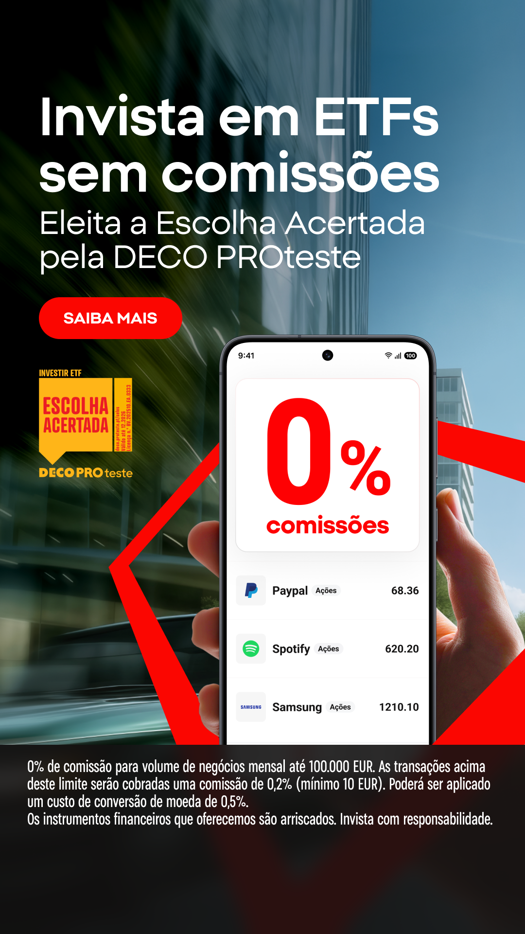 XTB Online Trading Facebook ad