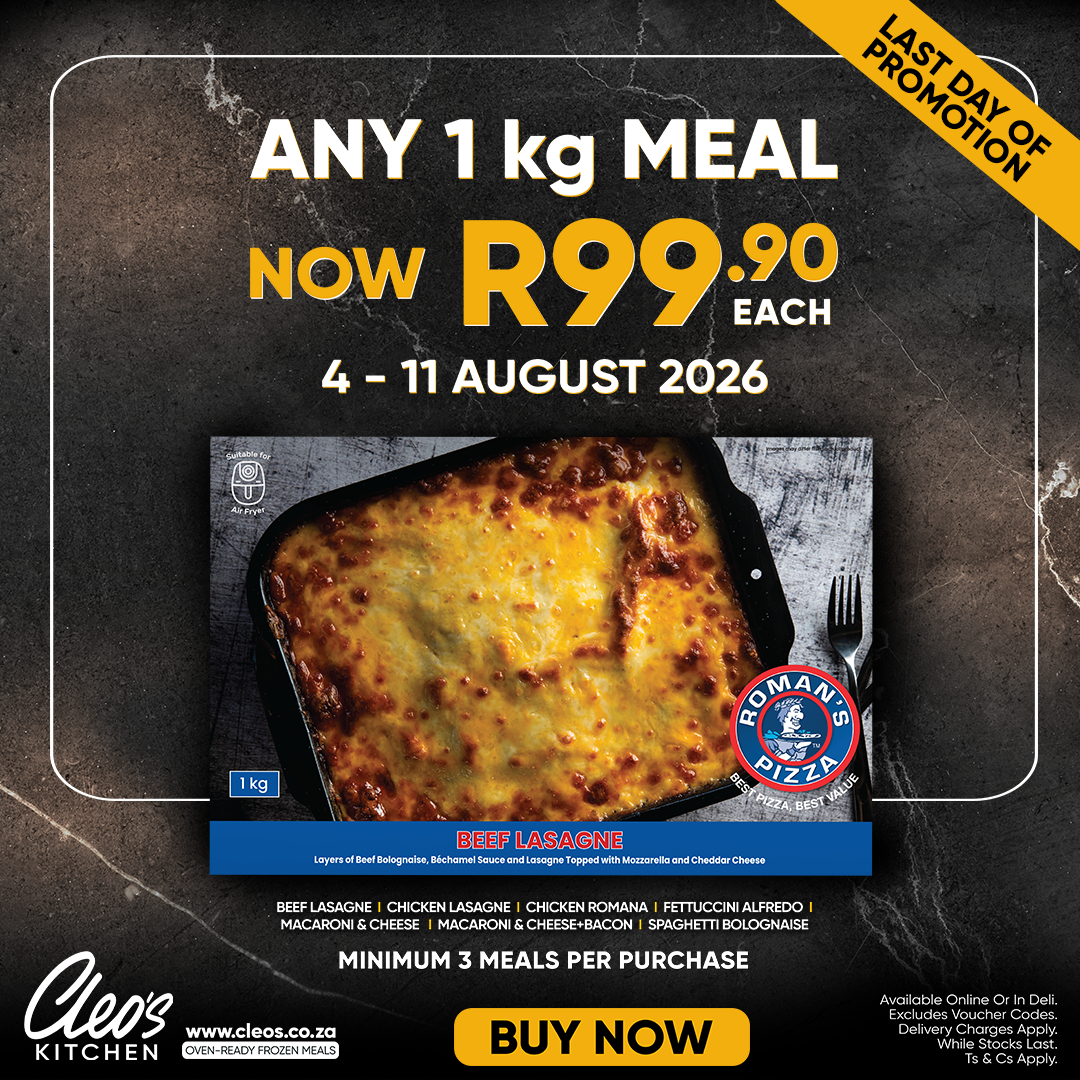 Cleo's Kitchen Facebook ad from Aug 4, 2026