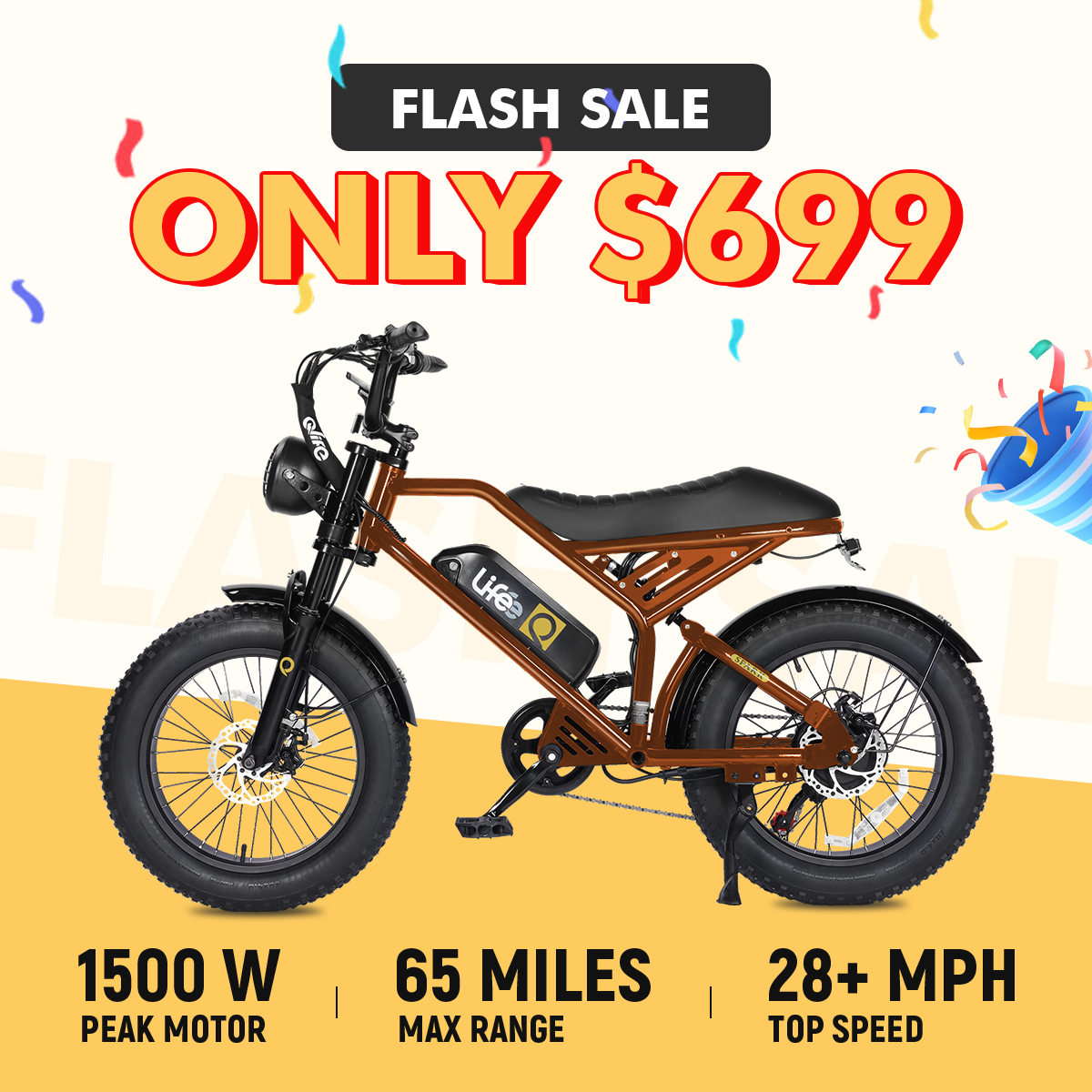 Qlife ebike Facebook ad
