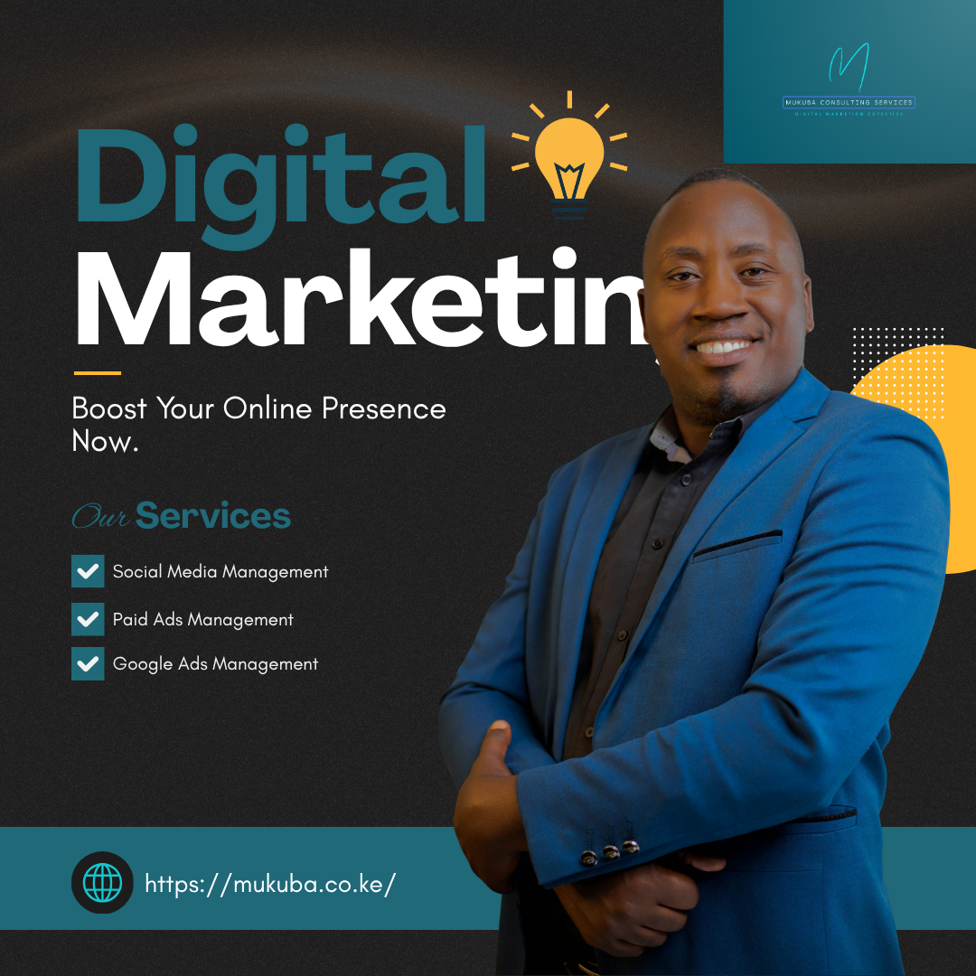 Mukuba Consulting Service Facebook ad: Most businesses waste money on Google & Facebook…