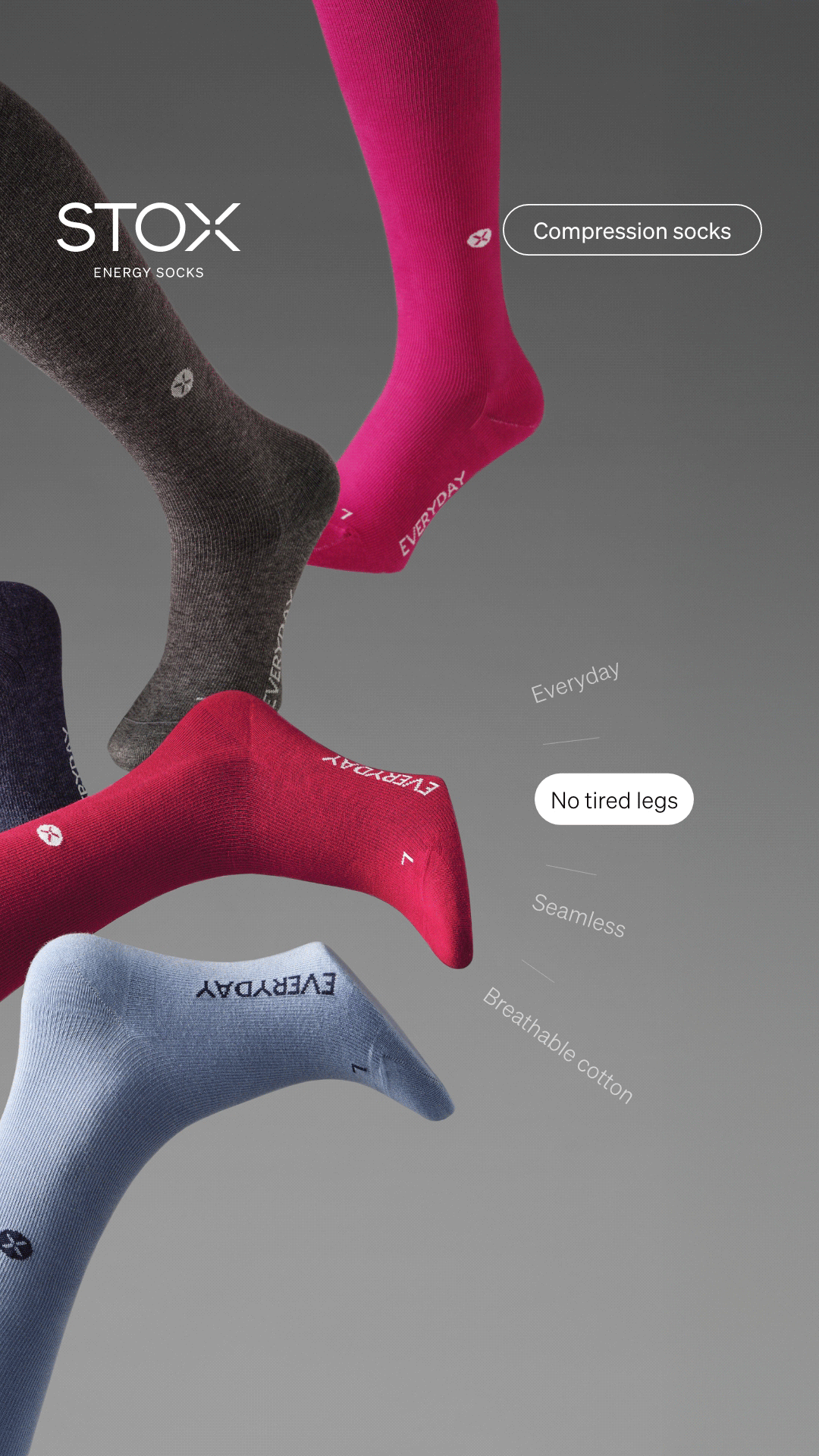 STOX Energy Socks Facebook ad