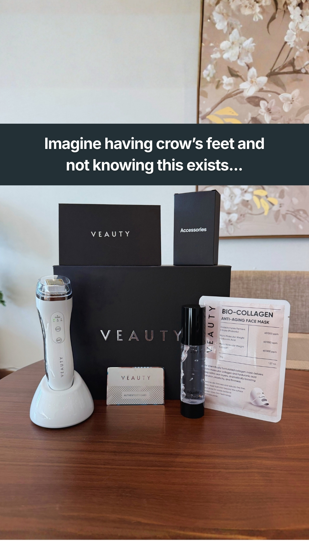 Veauty Facebook ad