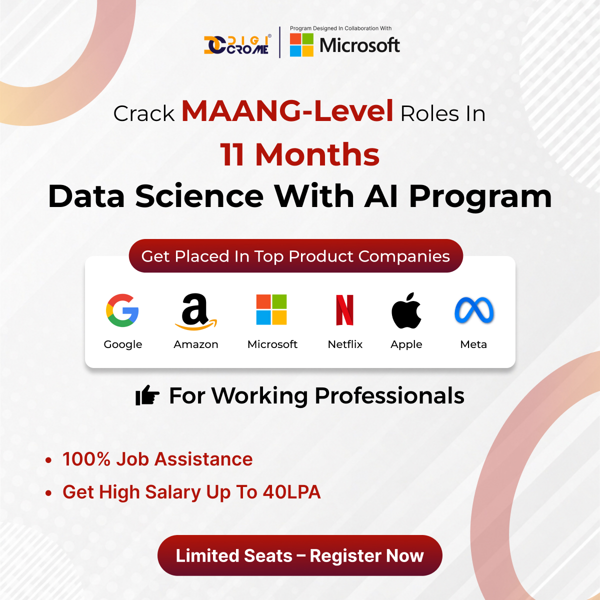 Digicrome - School of Data Science Facebook ad