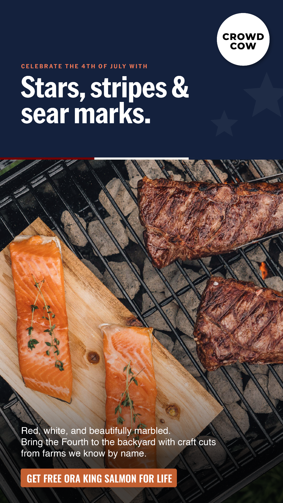 Crowd Cow Facebook ad